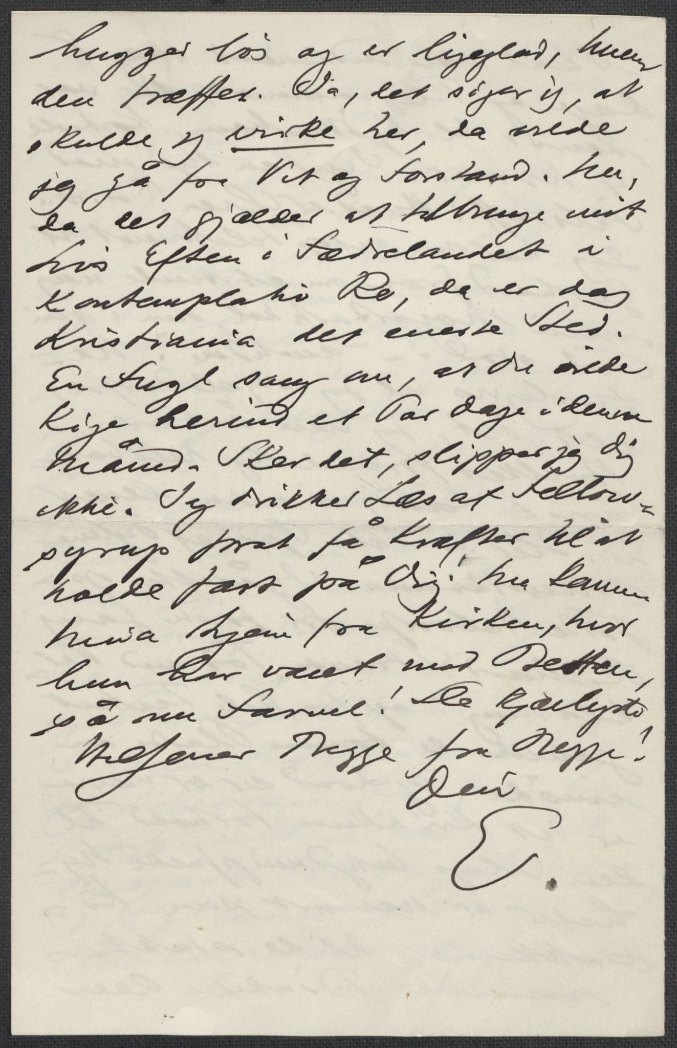 Beyer, Frants, AV/RA-PA-0132/F/L0001: Brev fra Edvard Grieg til Frantz Beyer og "En del optegnelser som kan tjene til kommentar til brevene" av Marie Beyer, 1872-1907, p. 843