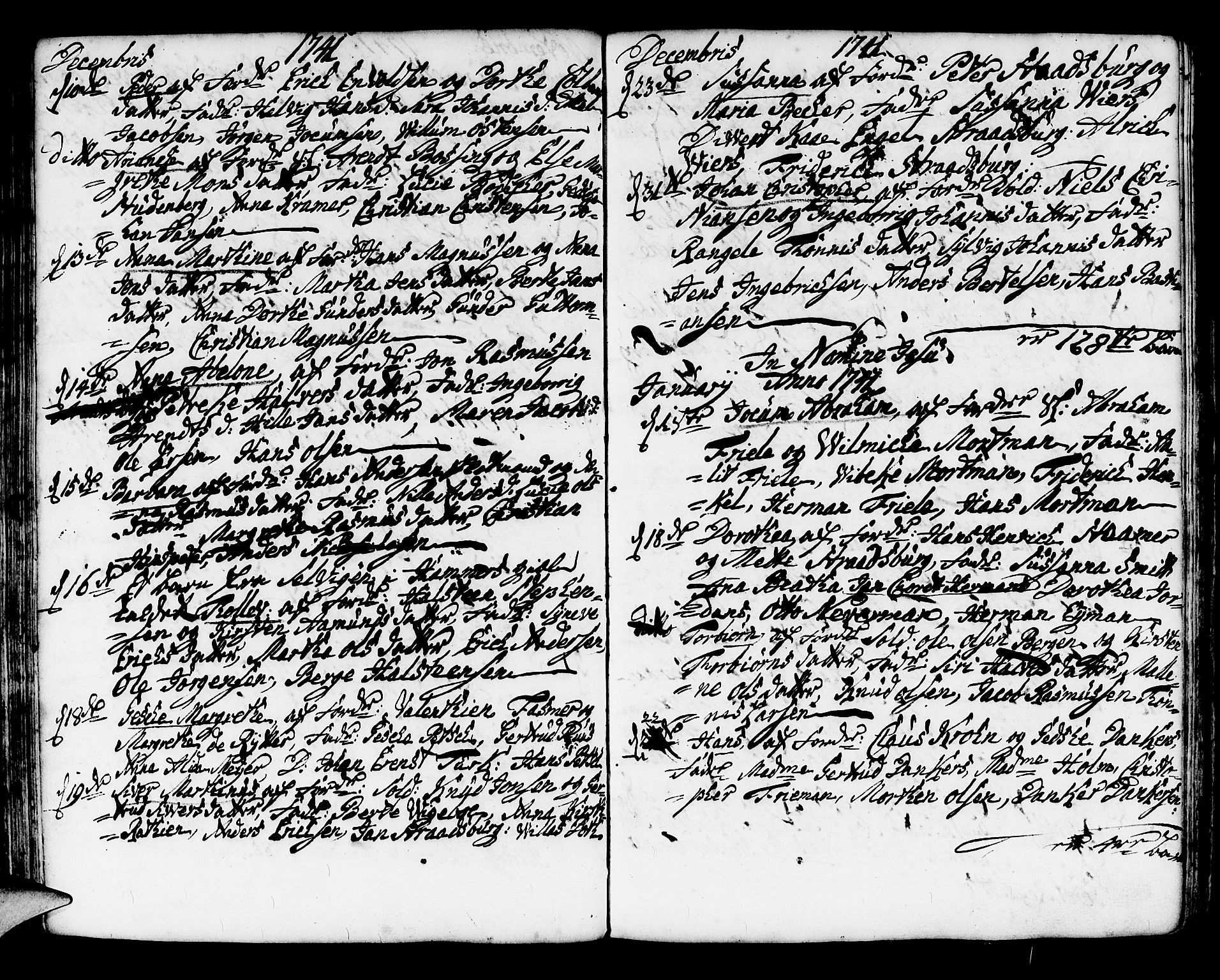 Korskirken sokneprestembete, SAB/A-76101/H/Haa/L0004: Parish register (official) no. A 4, 1720-1750, p. 229