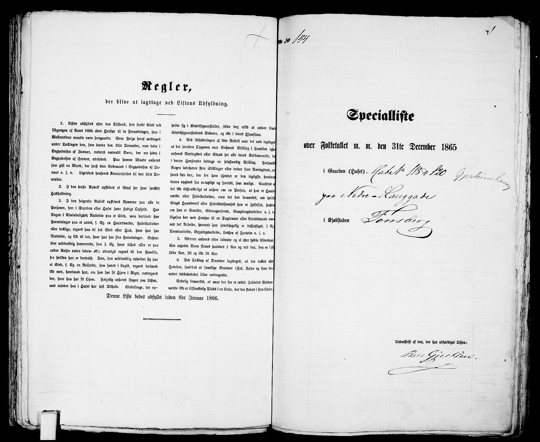 RA, 1865 census for Tønsberg, 1865, p. 314