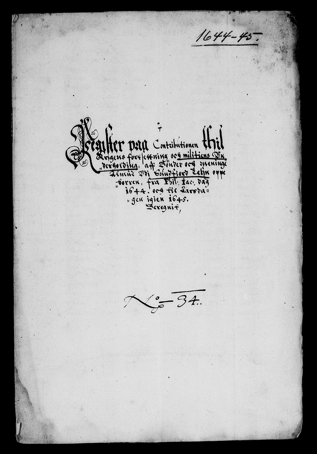 Rentekammeret inntil 1814, Reviderte regnskaper, Lensregnskaper, AV/RA-EA-5023/R/Rb/Rbt/L0100: Bergenhus len, 1641-1646