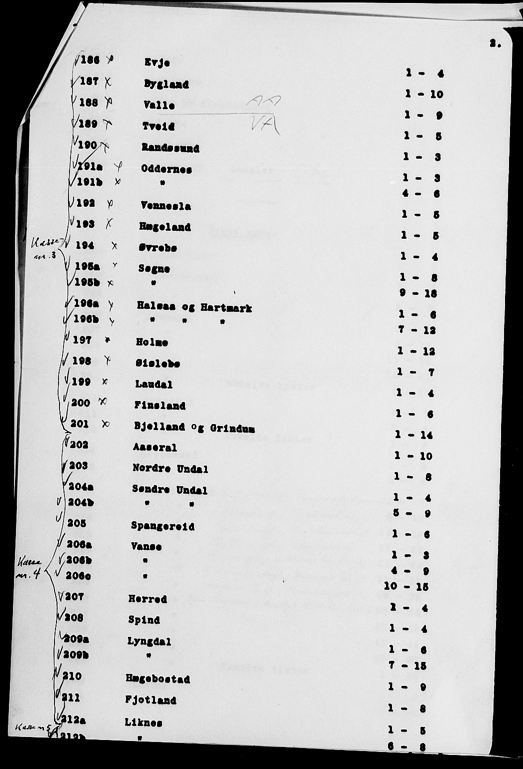 SAK, 1900 census for Bjelland og Grindheim, 1900, p. 39