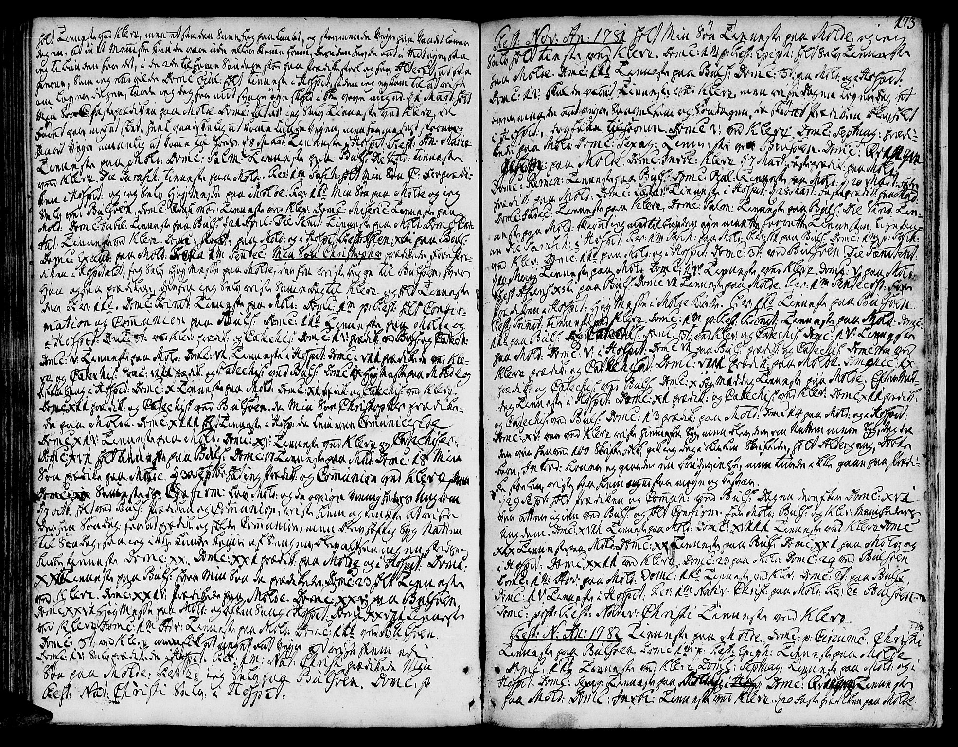 Ministerialprotokoller, klokkerbøker og fødselsregistre - Møre og Romsdal, SAT/A-1454/555/L0648: Parish register (official) no. 555A01, 1759-1793, p. 173