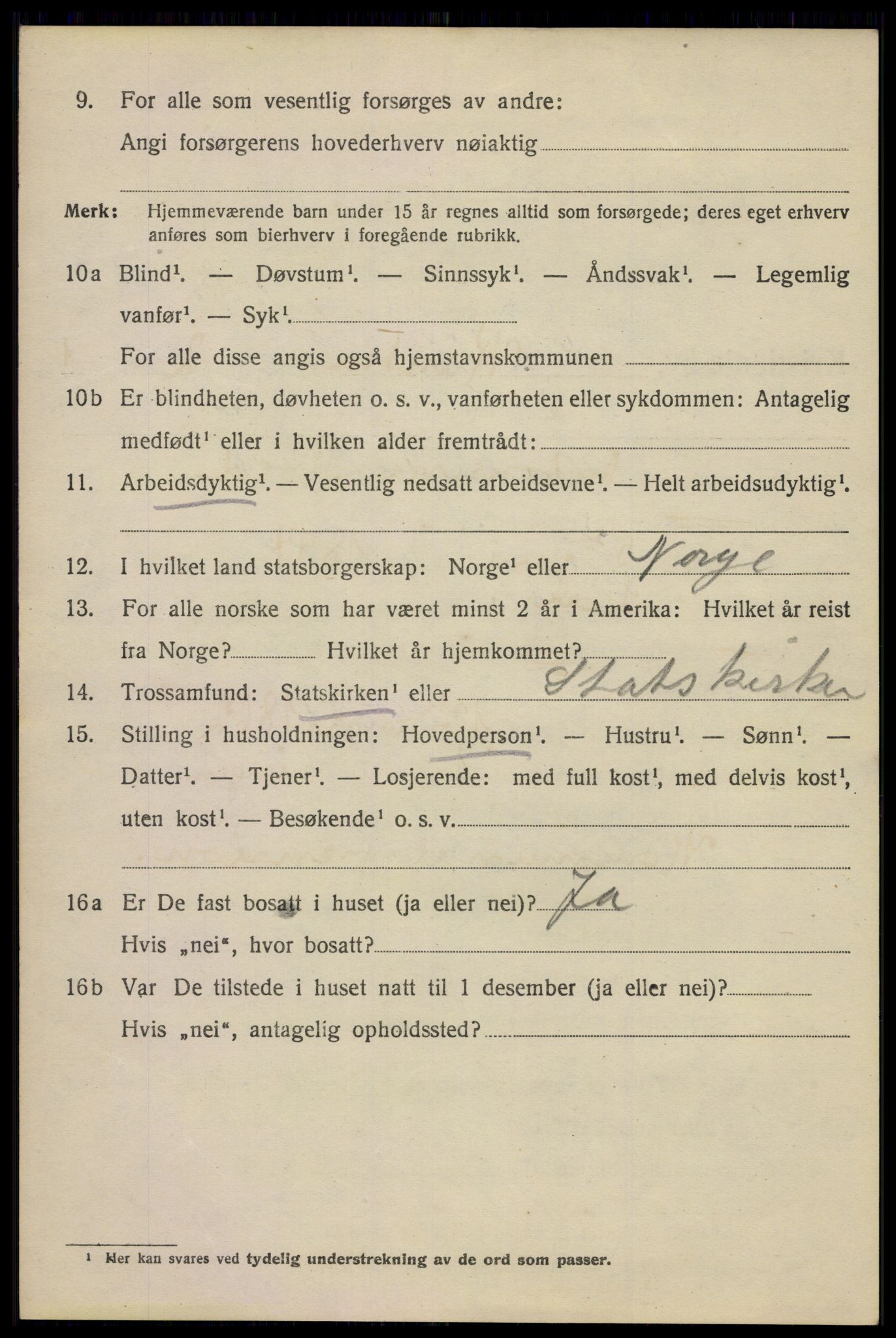 SAO, 1920 census for Kristiania, 1920, p. 327140