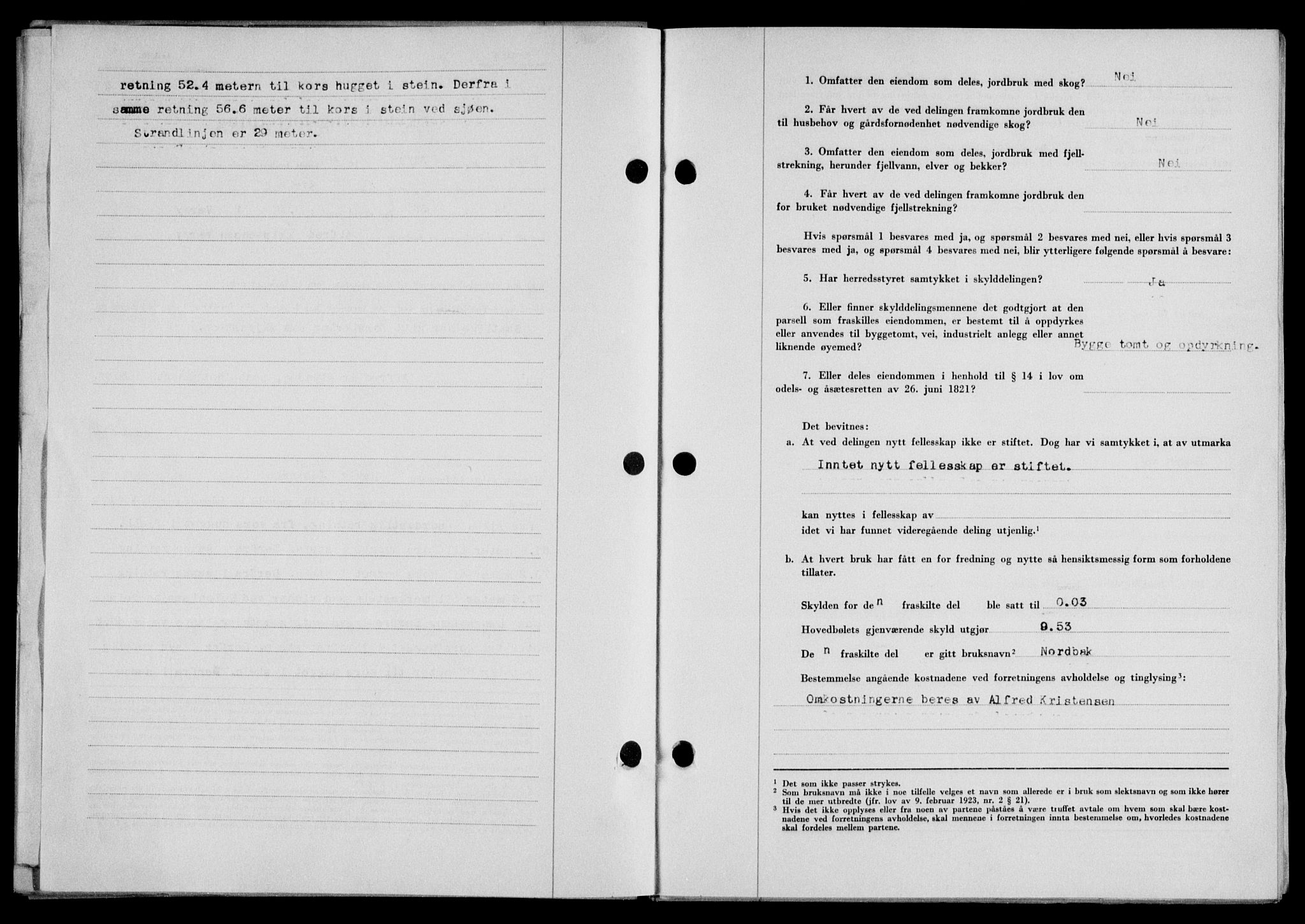 Lofoten sorenskriveri, AV/SAT-A-0017/1/2/2C/L0015a: Mortgage book no. 15a, 1946-1947, Diary no: : 1637/1946