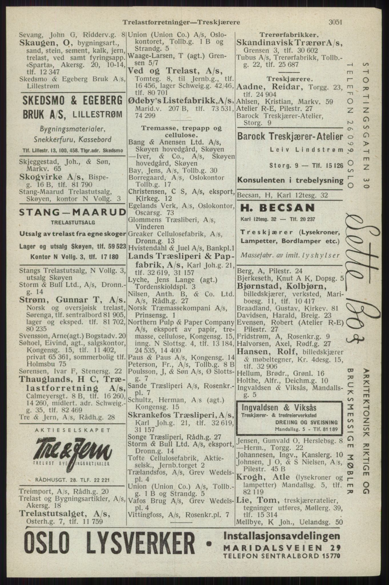 Kristiania/Oslo adressebok, PUBL/-, 1944, p. 3051