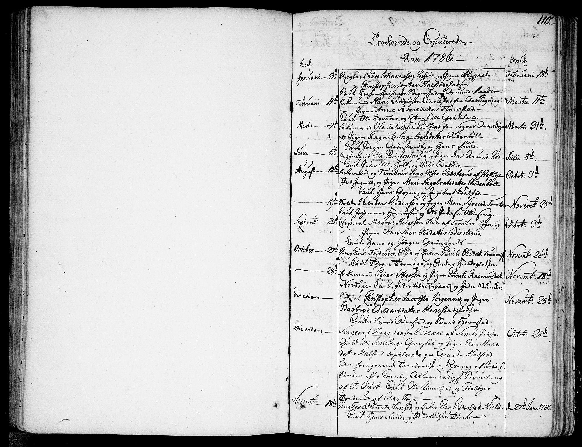 Kråkstad prestekontor Kirkebøker, AV/SAO-A-10125a/F/Fa/L0002: Parish register (official) no. I 2, 1786-1814, p. 110