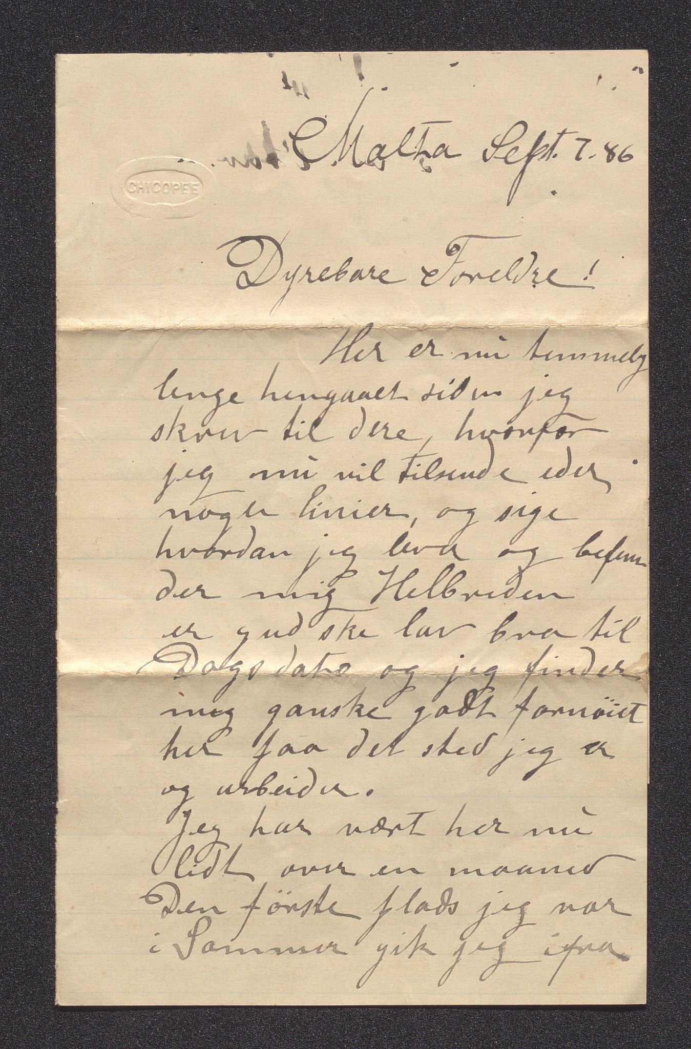 Pa 0273 - Amerikabrev fra Bjøravågen, AV/SAST-A-100411/Y/Ya/L0002: Brev, 1869-1939, p. 2