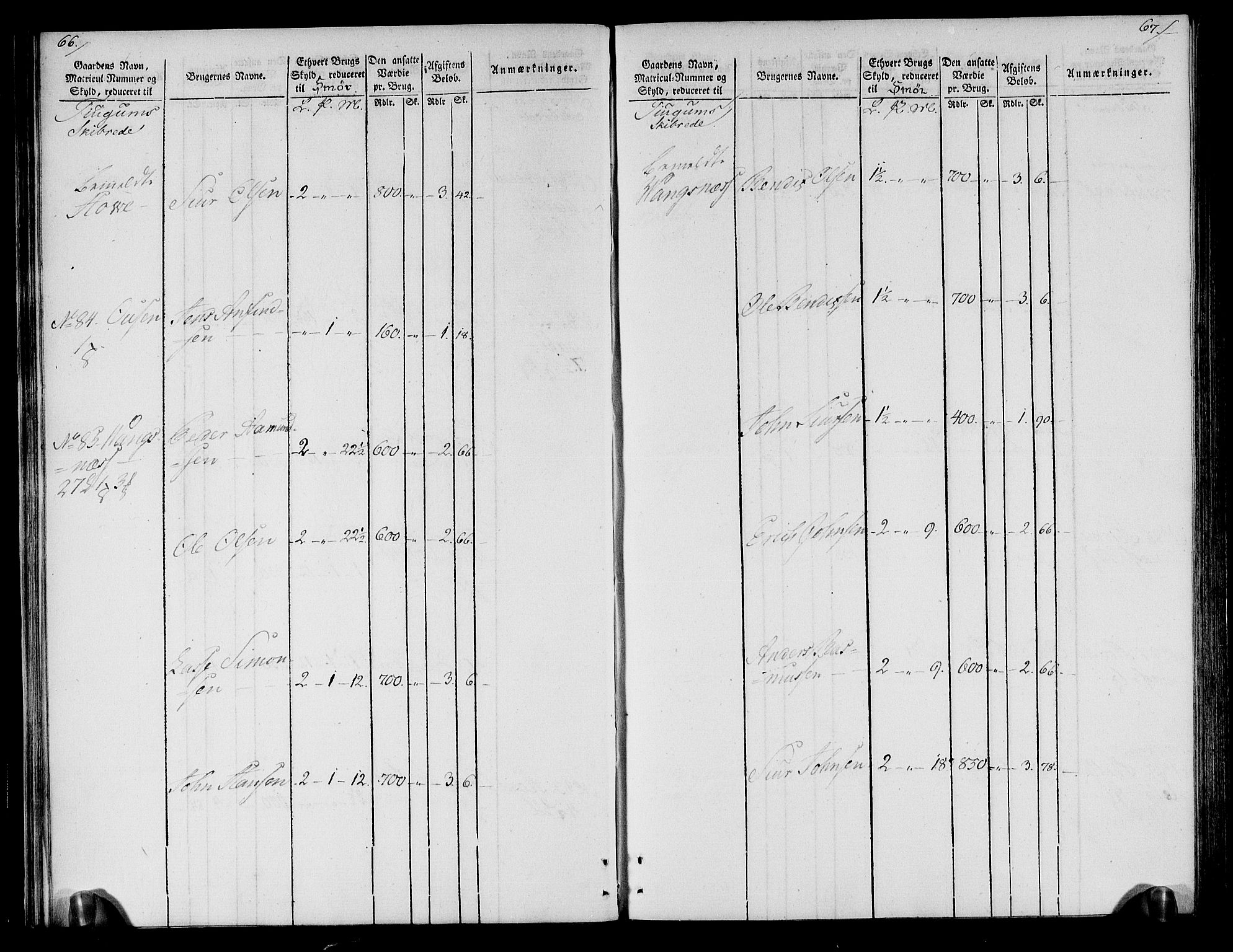 Rentekammeret inntil 1814, Realistisk ordnet avdeling, AV/RA-EA-4070/N/Ne/Nea/L0118: Ytre og Indre Sogn fogderi. Oppebørselsregister, 1803-1804, p. 37