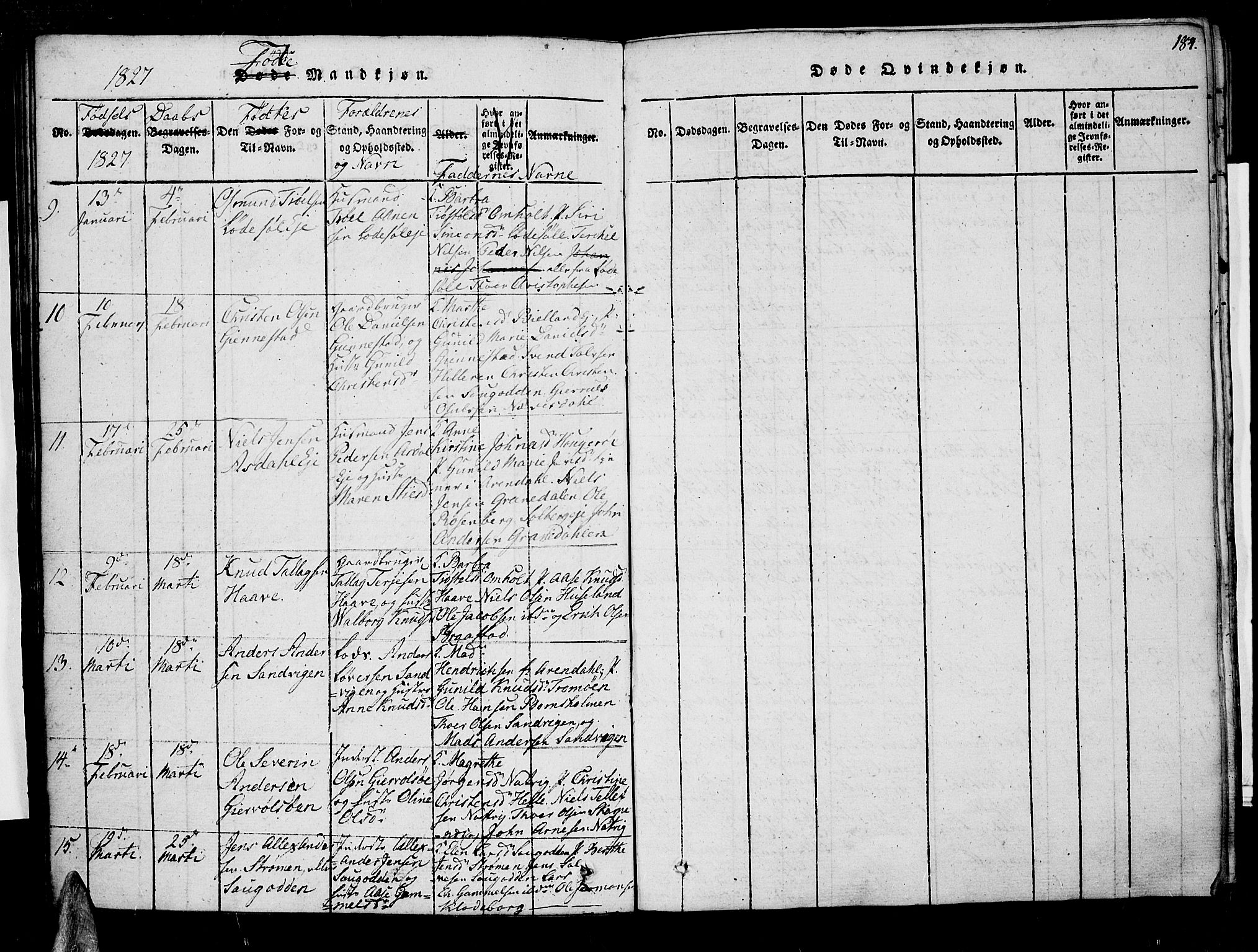 Øyestad sokneprestkontor, AV/SAK-1111-0049/F/Fa/L0012: Parish register (official) no. A 12, 1816-1827, p. 184