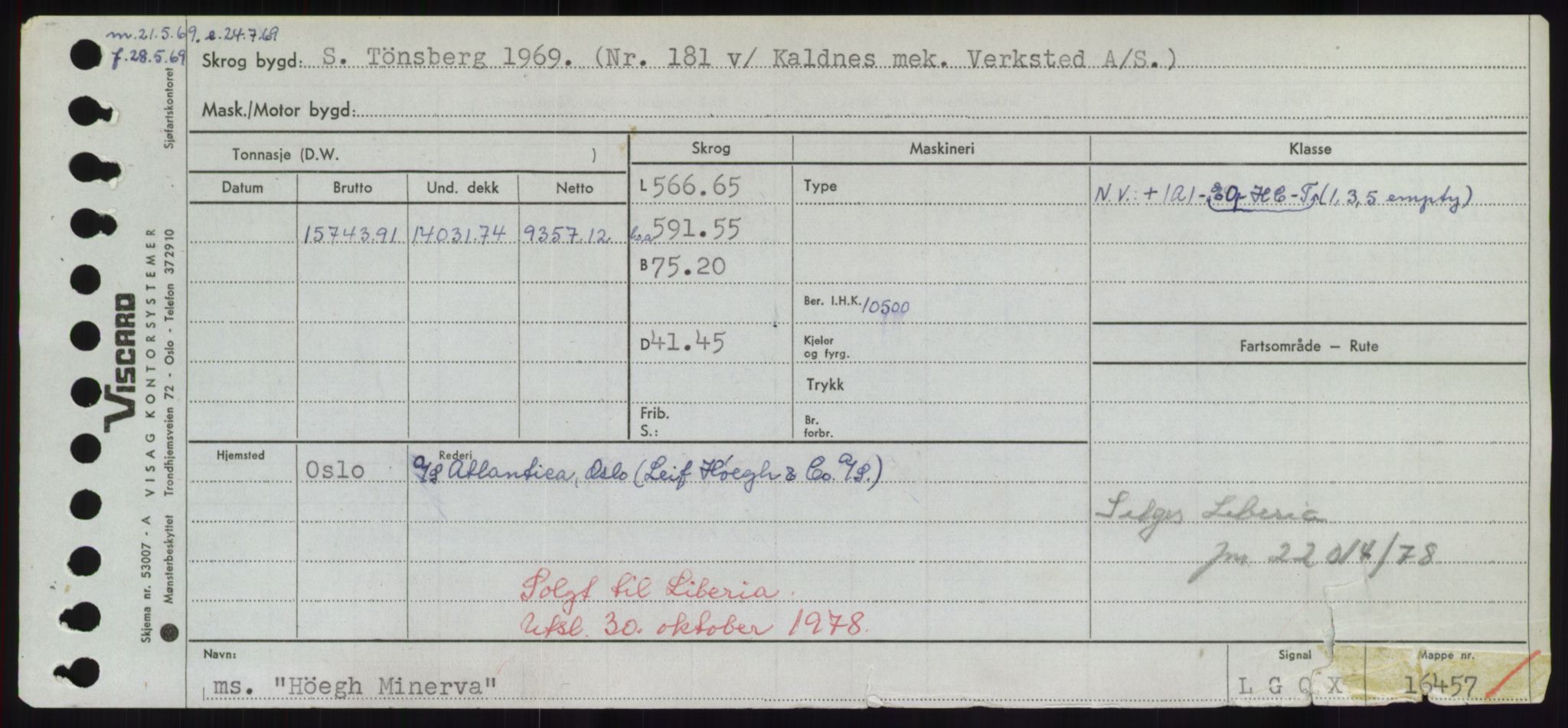 Sjøfartsdirektoratet med forløpere, Skipsmålingen, RA/S-1627/H/Hd/L0017: Fartøy, Holi-Hå, p. 397