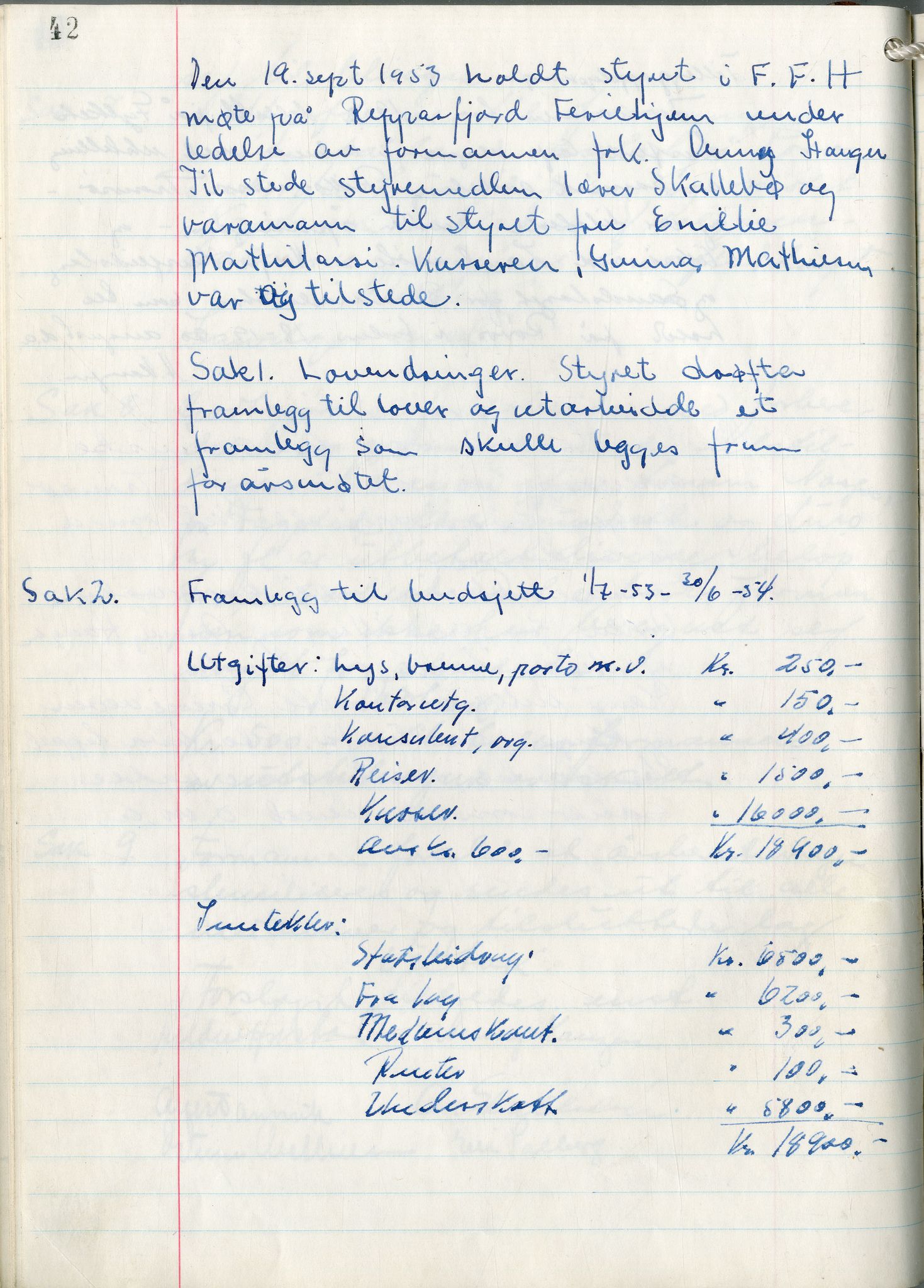 Finnmark Husflidslag, FMFB/A-1134/A/L0001: Møtebok, 1948-1970, p. 44