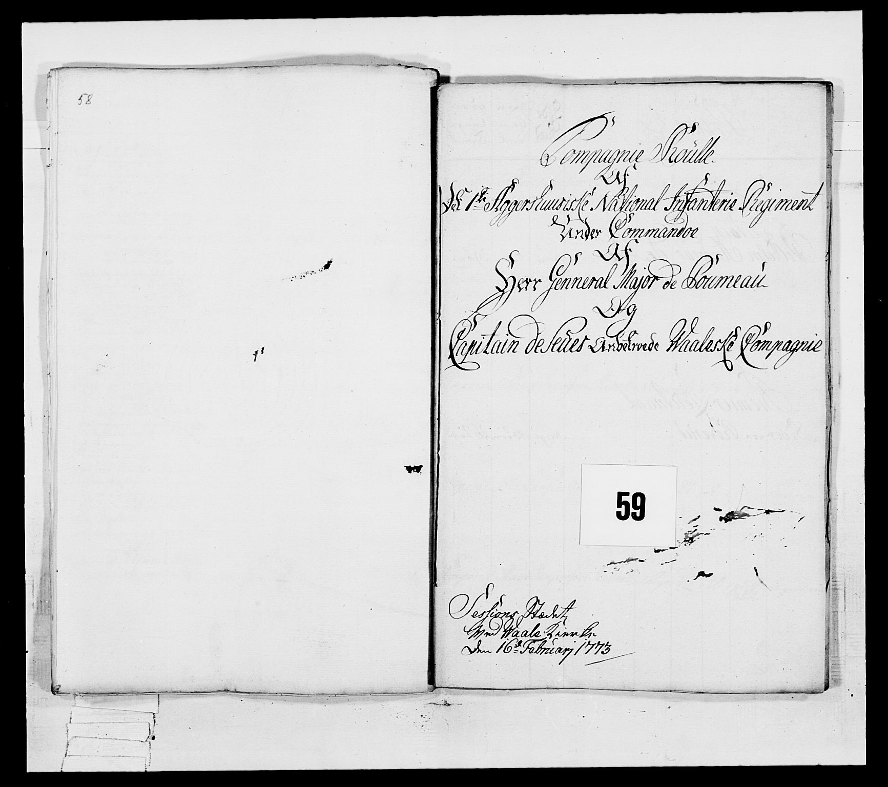 Generalitets- og kommissariatskollegiet, Det kongelige norske kommissariatskollegium, RA/EA-5420/E/Eh/L0037: 1. Akershusiske nasjonale infanteriregiment, 1767-1773, p. 478