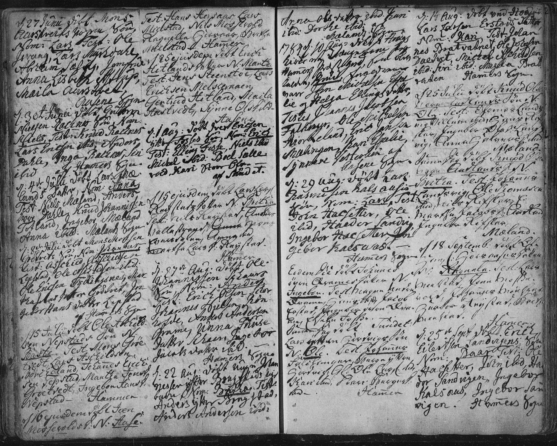 Hamre sokneprestembete, SAB/A-75501/H/Ha/Haa/Haaa/L0008: Parish register (official) no. A 8, 1778-1804, p. 104