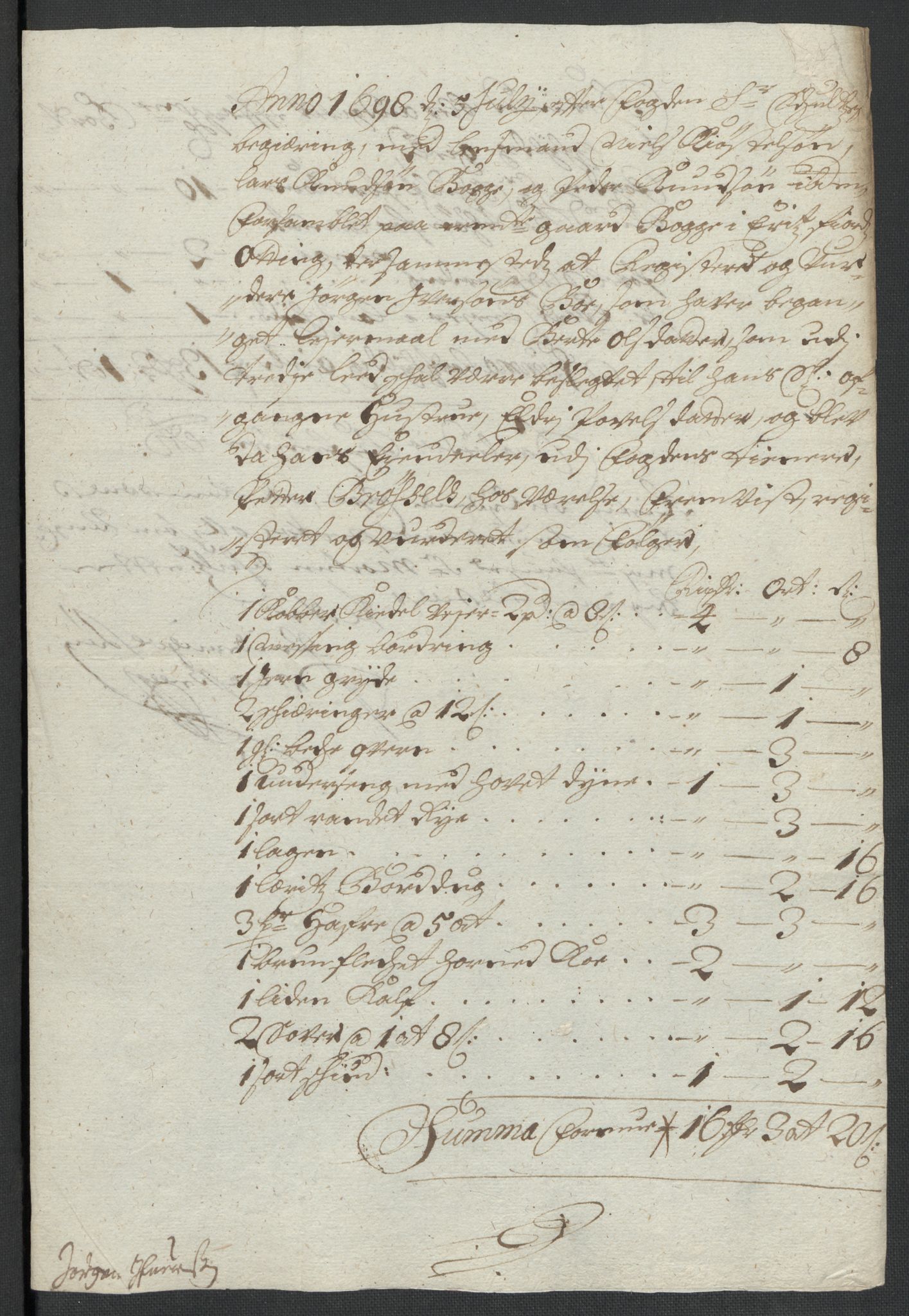 Rentekammeret inntil 1814, Reviderte regnskaper, Fogderegnskap, AV/RA-EA-4092/R55/L3653: Fogderegnskap Romsdal, 1697-1698, p. 322