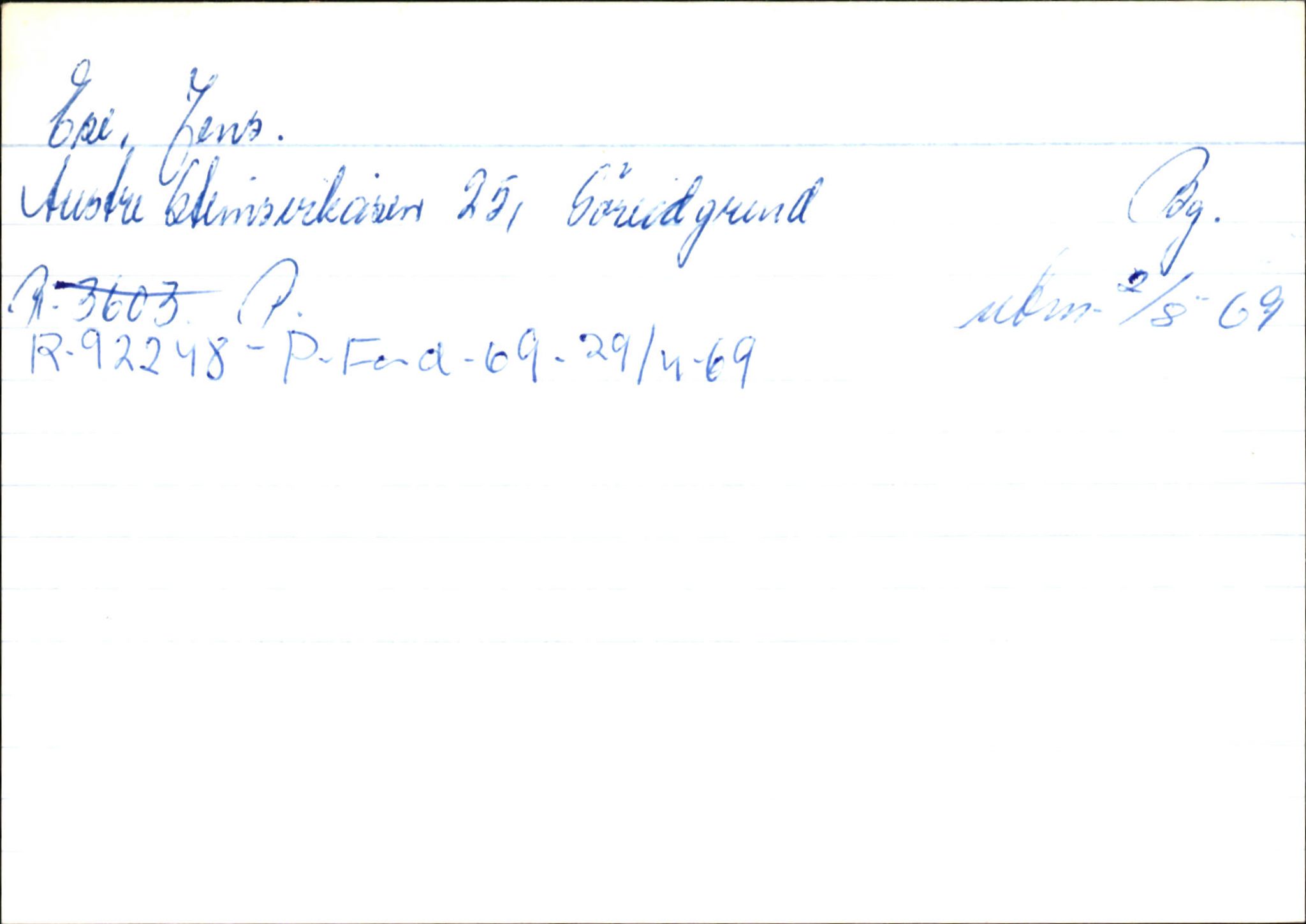 Statens vegvesen, Hordaland vegkontor, AV/SAB-A-5201/2/Ha/L0012: R-eierkort E-F, 1920-1971, p. 5