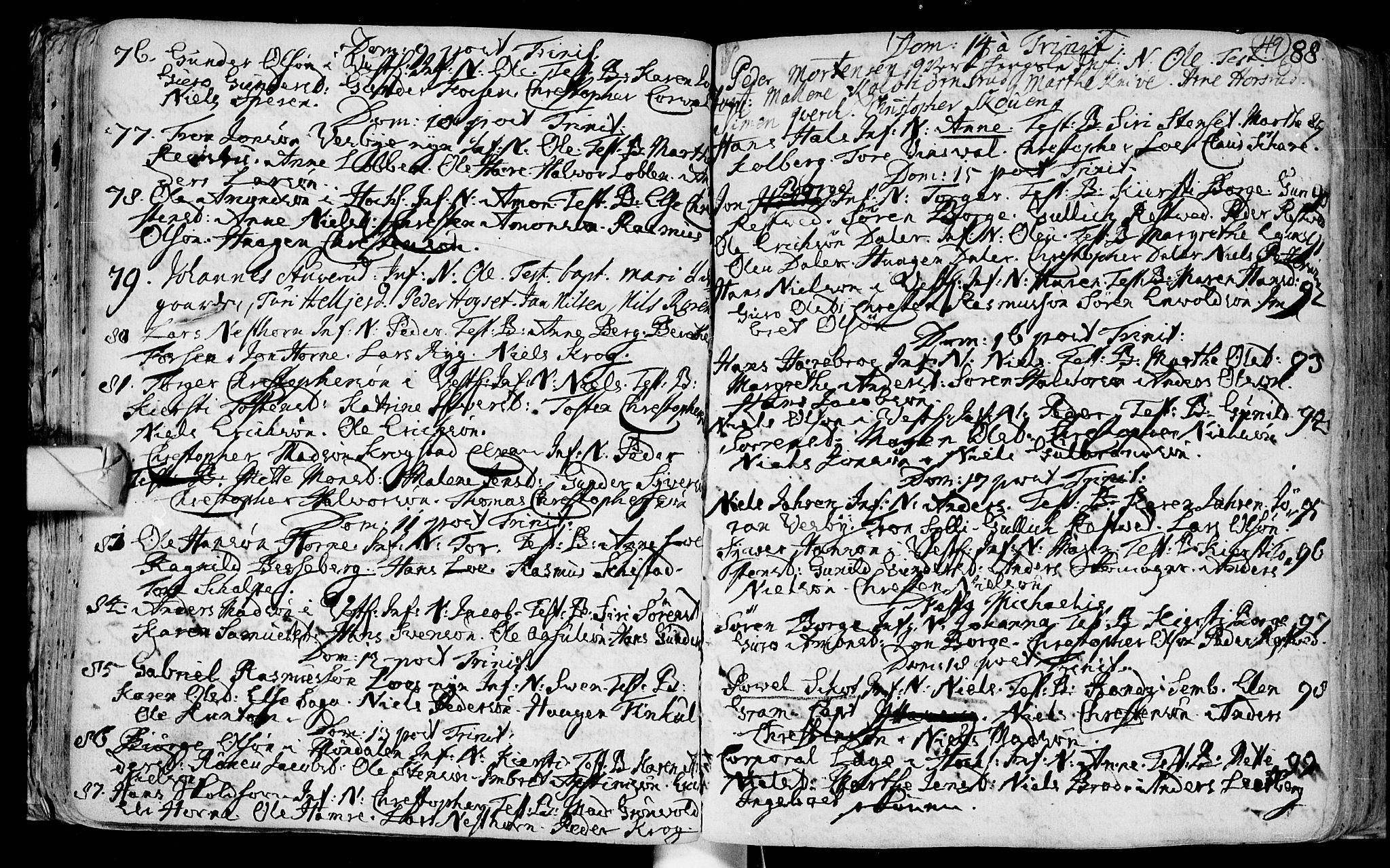 Eiker kirkebøker, AV/SAKO-A-4/F/Fa/L0003: Parish register (official) no. I 3, 1724-1753, p. 49