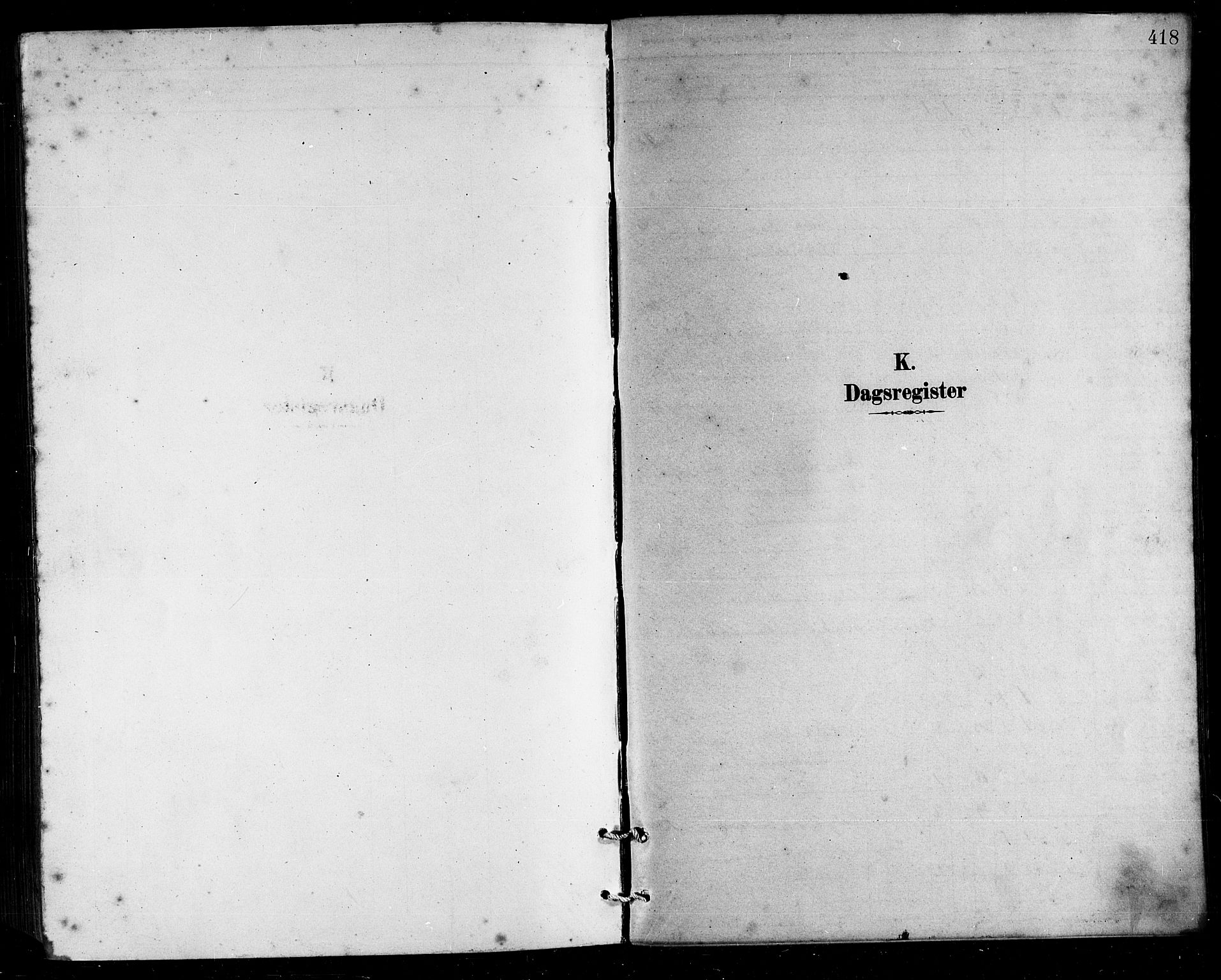 Ministerialprotokoller, klokkerbøker og fødselsregistre - Nordland, SAT/A-1459/812/L0188: Parish register (copy) no. 812C06, 1884-1912, p. 418