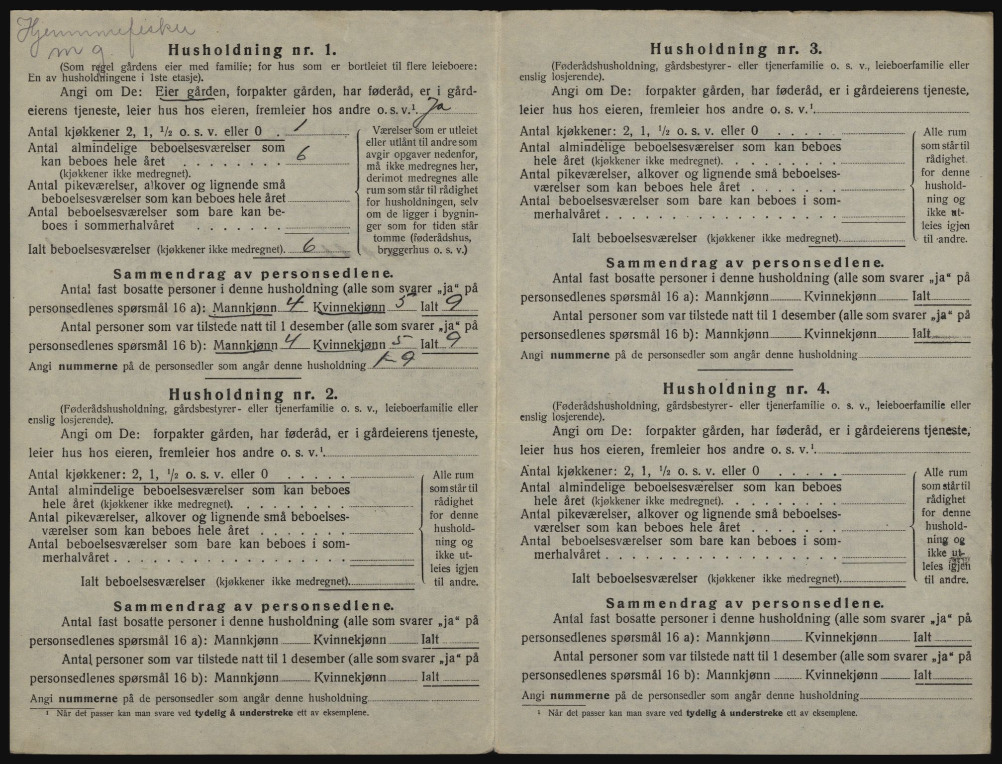 SATØ, 1920 census for Loppa, 1920, p. 35