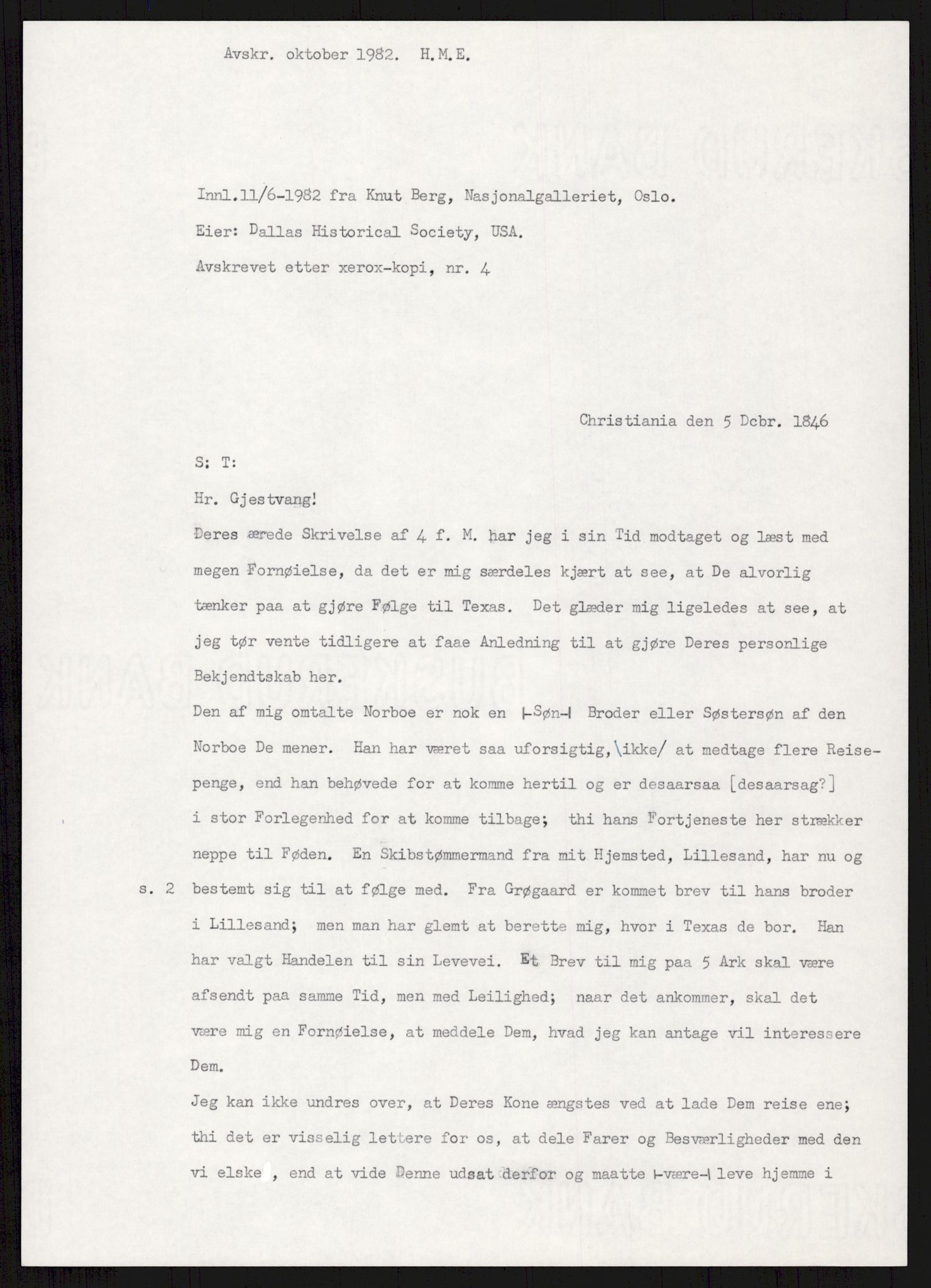 Samlinger til kildeutgivelse, Amerikabrevene, AV/RA-EA-4057/F/L0007: Innlån fra Hedmark: Berg - Furusetbrevene, 1838-1914, p. 26