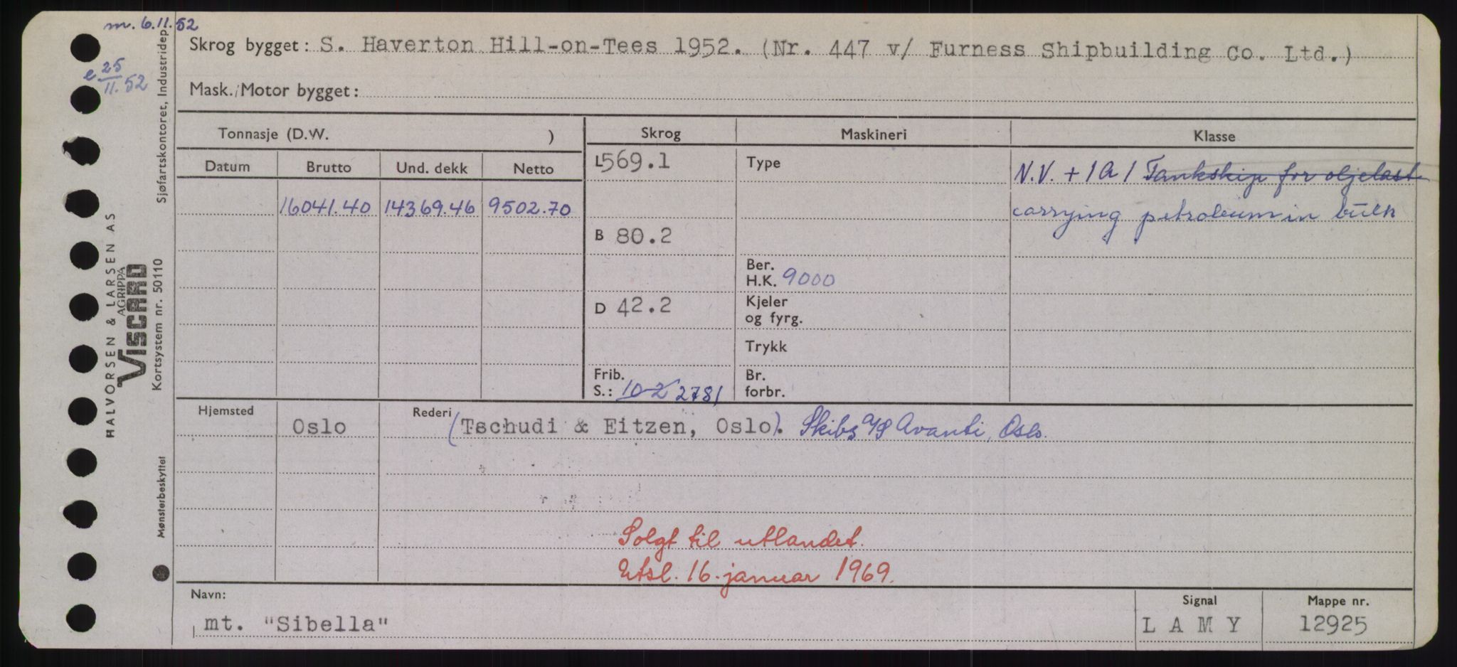 Sjøfartsdirektoratet med forløpere, Skipsmålingen, AV/RA-S-1627/H/Hd/L0033: Fartøy, Sevi-Sjø, p. 23