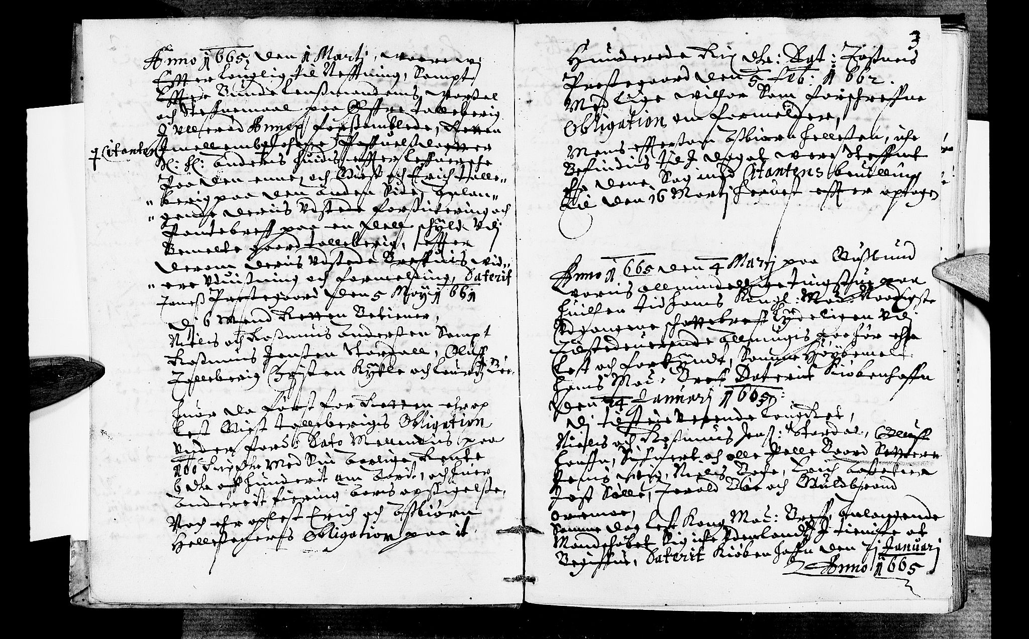 Idd og Marker sorenskriveri, SAO/A-10283/F/Fb/L0004: Tingbok, 1665-1667, p. 2b-3a