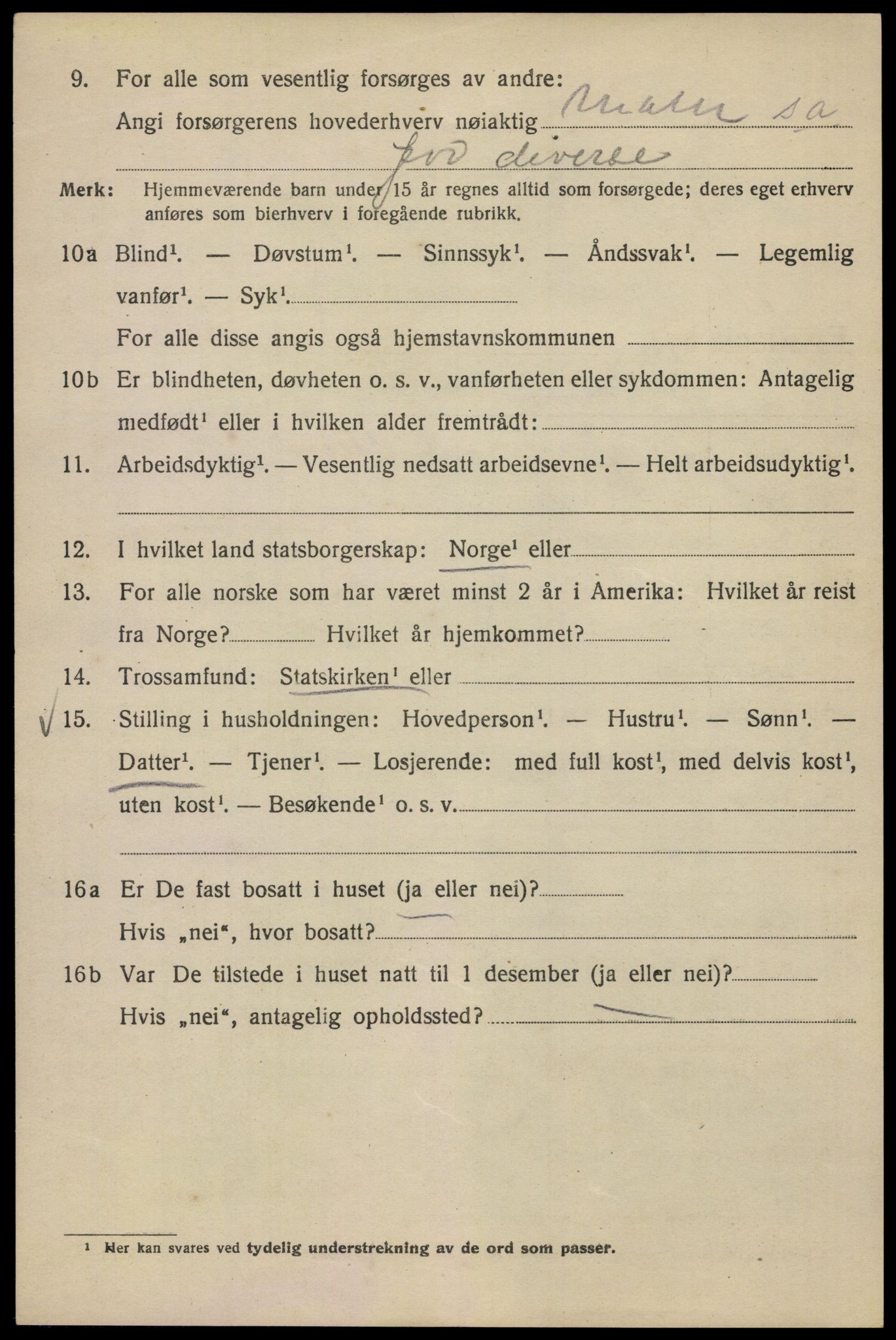 SAO, 1920 census for Kristiania, 1920, p. 225642