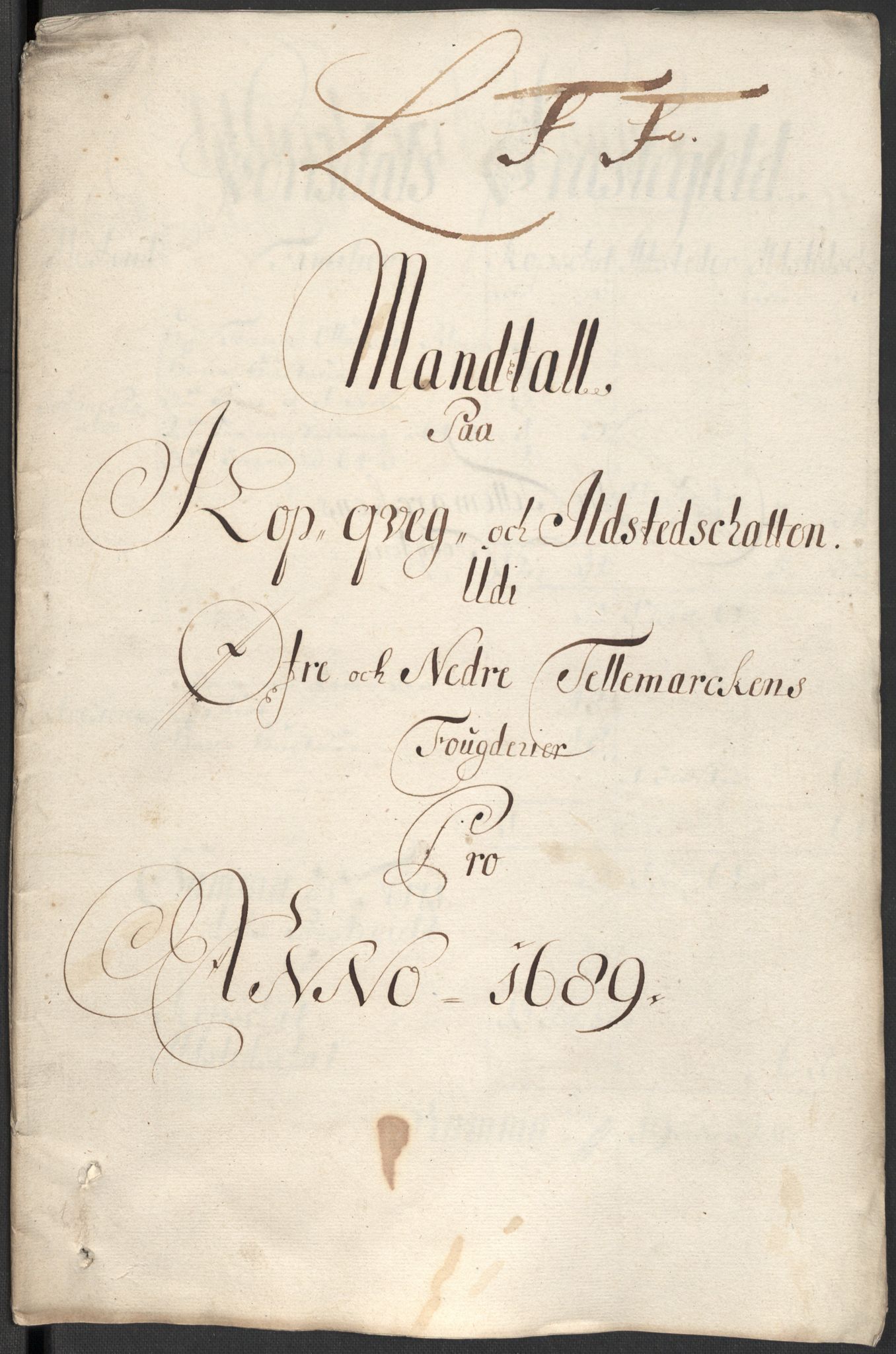 Rentekammeret inntil 1814, Reviderte regnskaper, Fogderegnskap, RA/EA-4092/R35/L2088: Fogderegnskap Øvre og Nedre Telemark, 1687-1689, p. 69