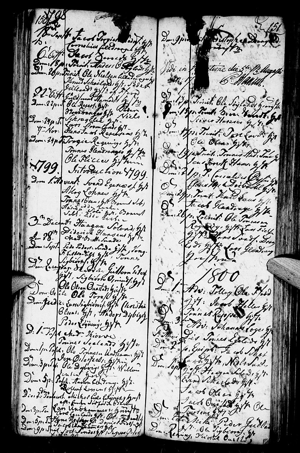 Flekkefjord sokneprestkontor, SAK/1111-0012/F/Fb/Fbc/L0001: Parish register (copy) no. B 1, 1773-1801, p. 188-189