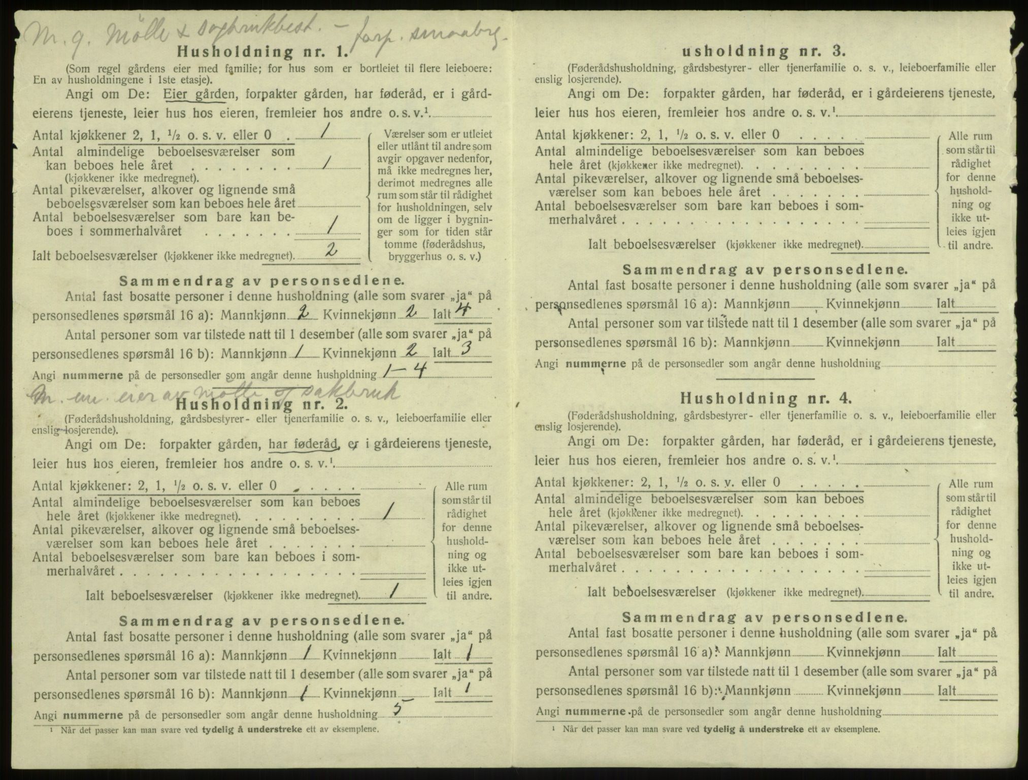 SAB, 1920 census for Lindås, 1920, p. 286