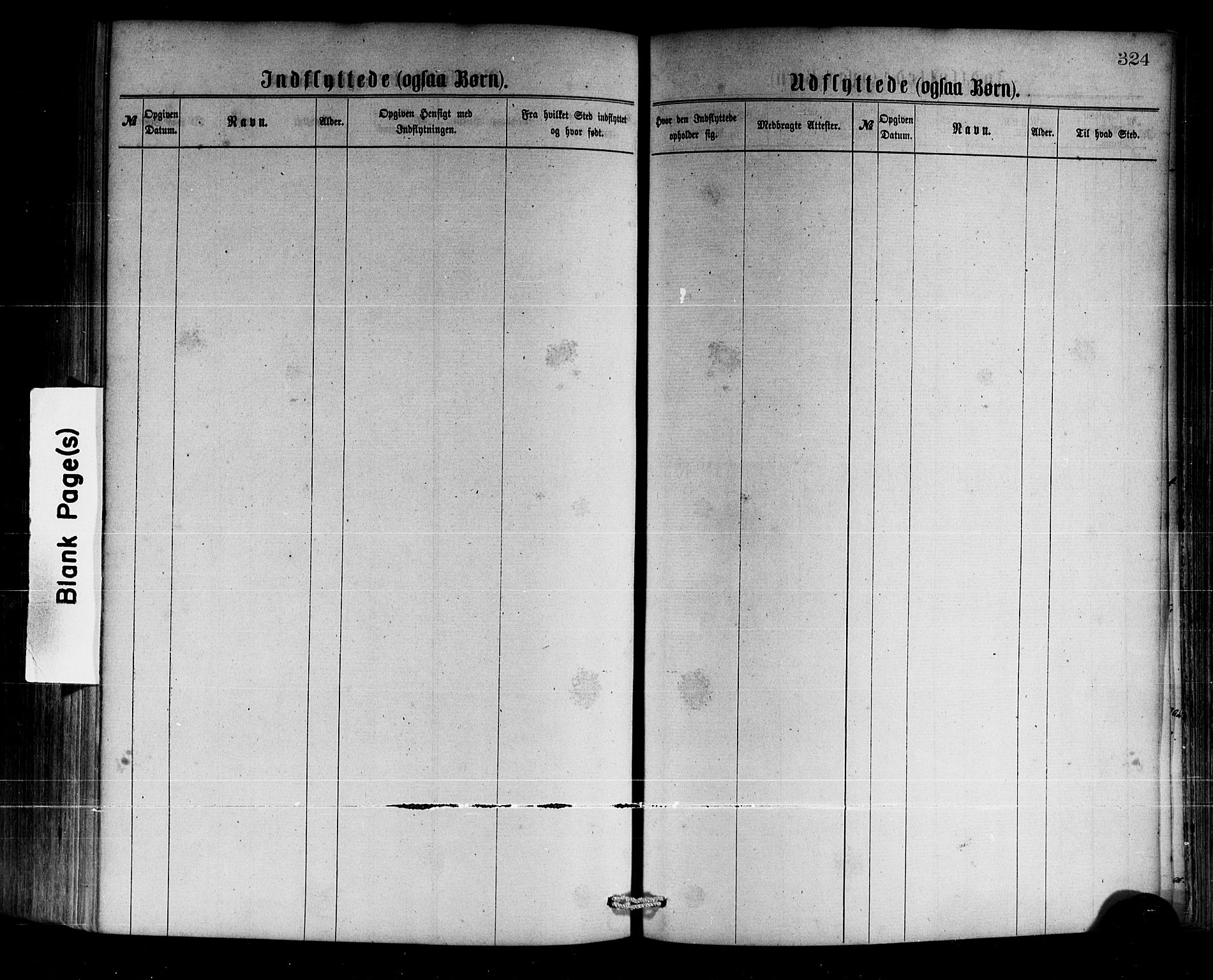 Selje sokneprestembete, SAB/A-99938/H/Ha/Haa/Haaa: Parish register (official) no. A 12, 1870-1880, p. 324