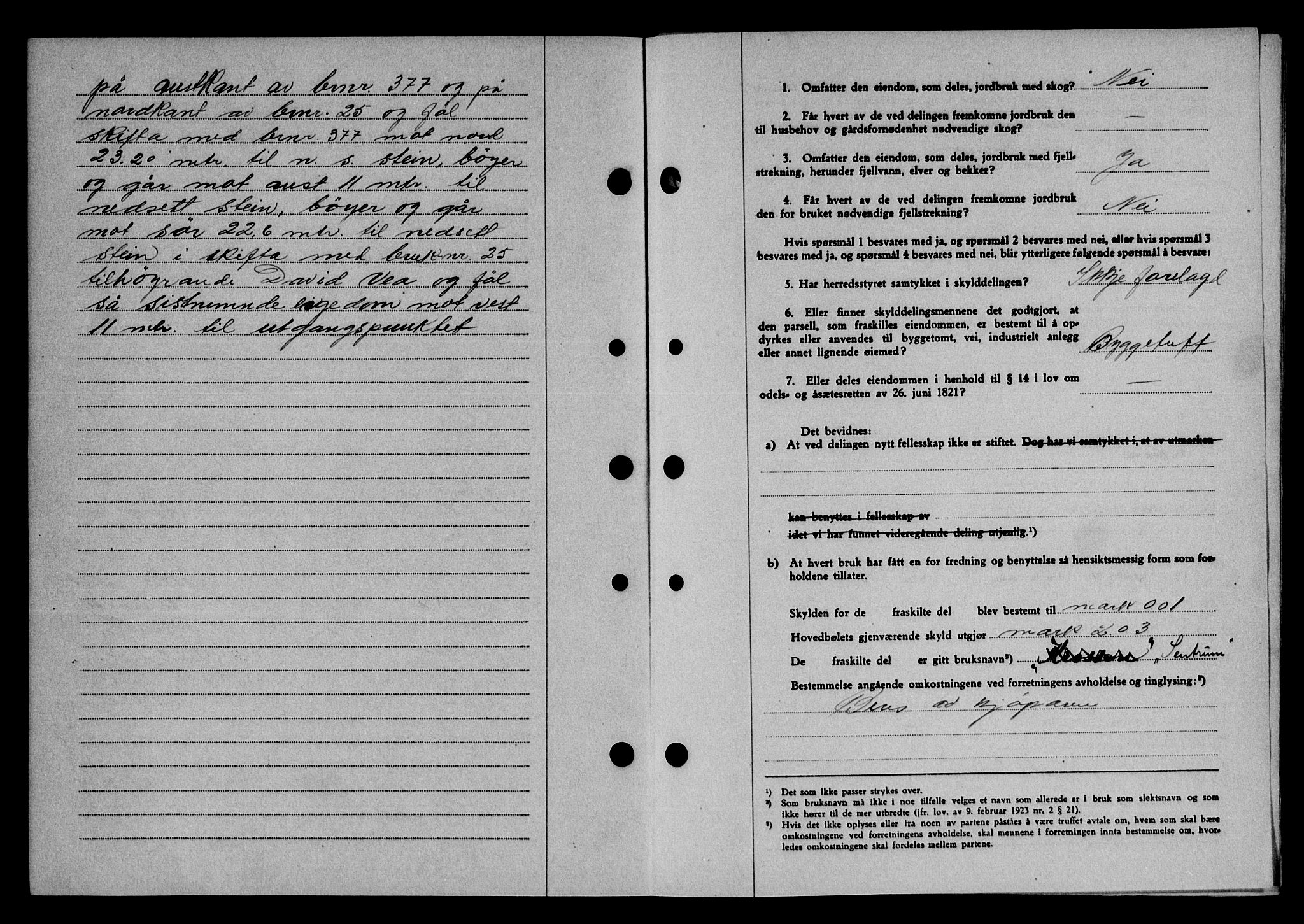 Karmsund sorenskriveri, SAST/A-100311/01/II/IIB/L0090: Mortgage book no. 70A, 1947-1947, Diary no: : 1616/1947