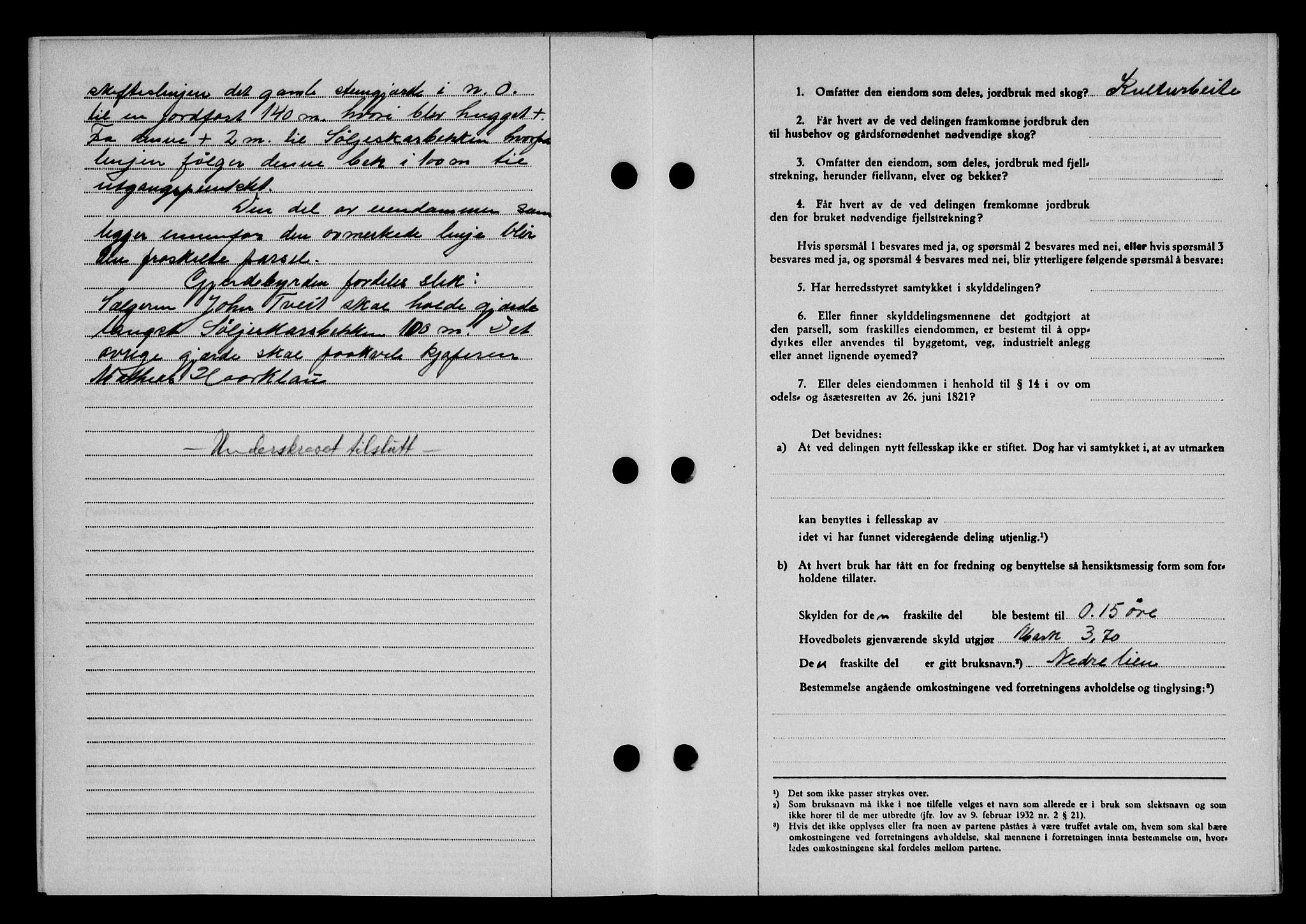 Karmsund sorenskriveri, SAST/A-100311/01/II/IIB/L0090: Mortgage book no. 70A, 1947-1947, Diary no: : 1844/1947