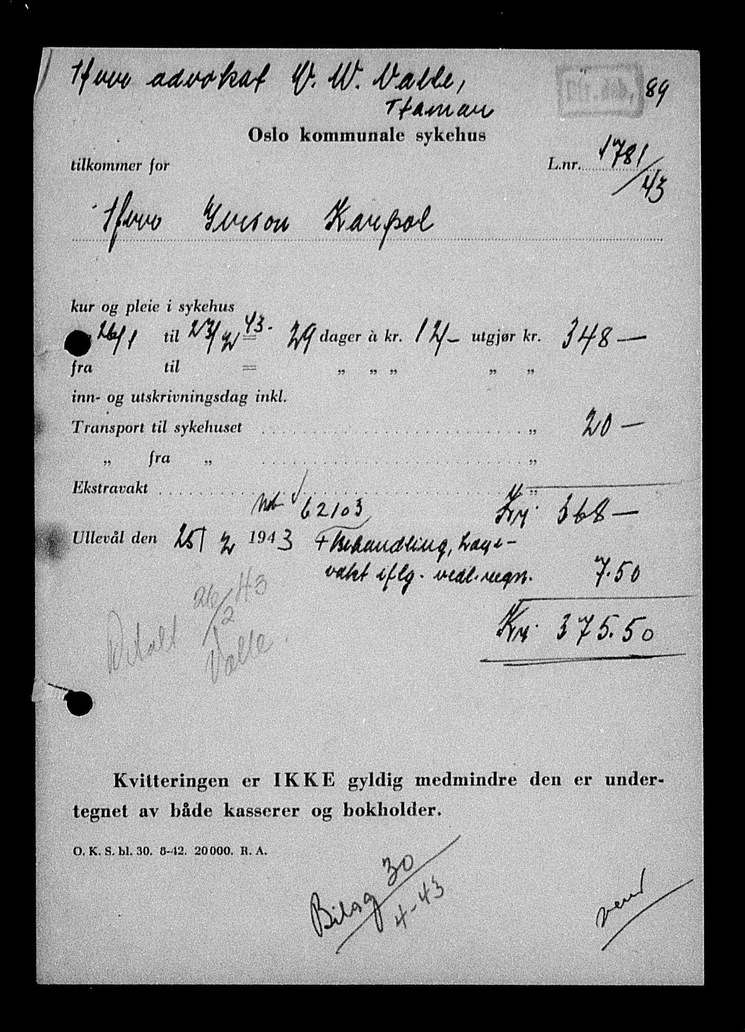 Justisdepartementet, Tilbakeføringskontoret for inndratte formuer, AV/RA-S-1564/H/Hc/Hcc/L0949: --, 1945-1947, p. 539