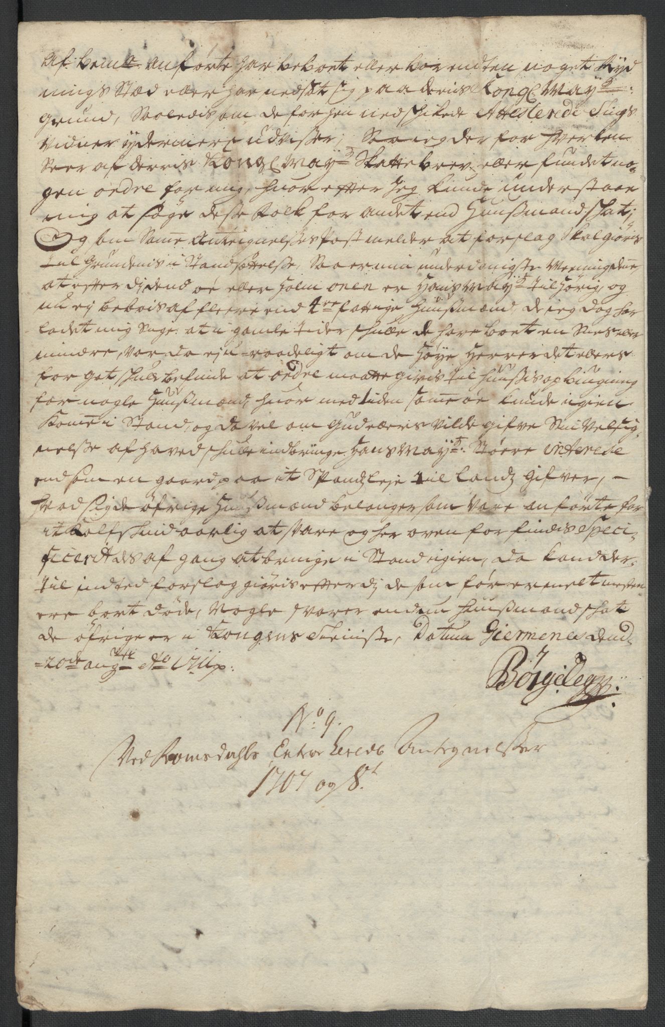 Rentekammeret inntil 1814, Reviderte regnskaper, Fogderegnskap, AV/RA-EA-4092/R55/L3658: Fogderegnskap Romsdal, 1707-1708, p. 401