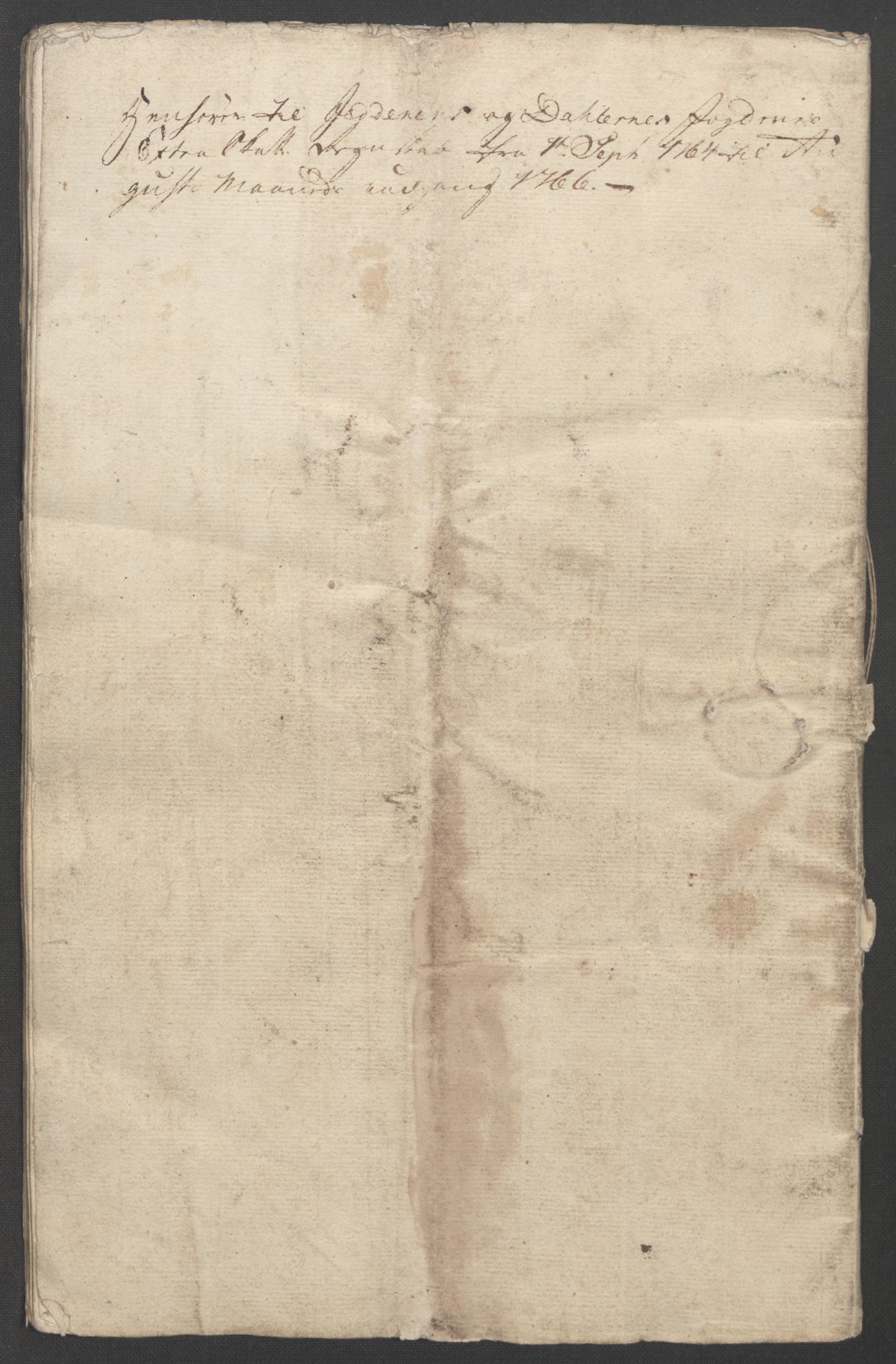 Rentekammeret inntil 1814, Reviderte regnskaper, Fogderegnskap, RA/EA-4092/R46/L2836: Ekstraskatten Jæren og Dalane, 1764-1766, p. 270