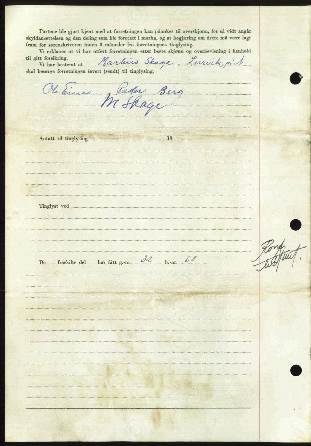 Nordmøre sorenskriveri, AV/SAT-A-4132/1/2/2Ca: Mortgage book no. A116, 1950-1950, Diary no: : 2816/1950