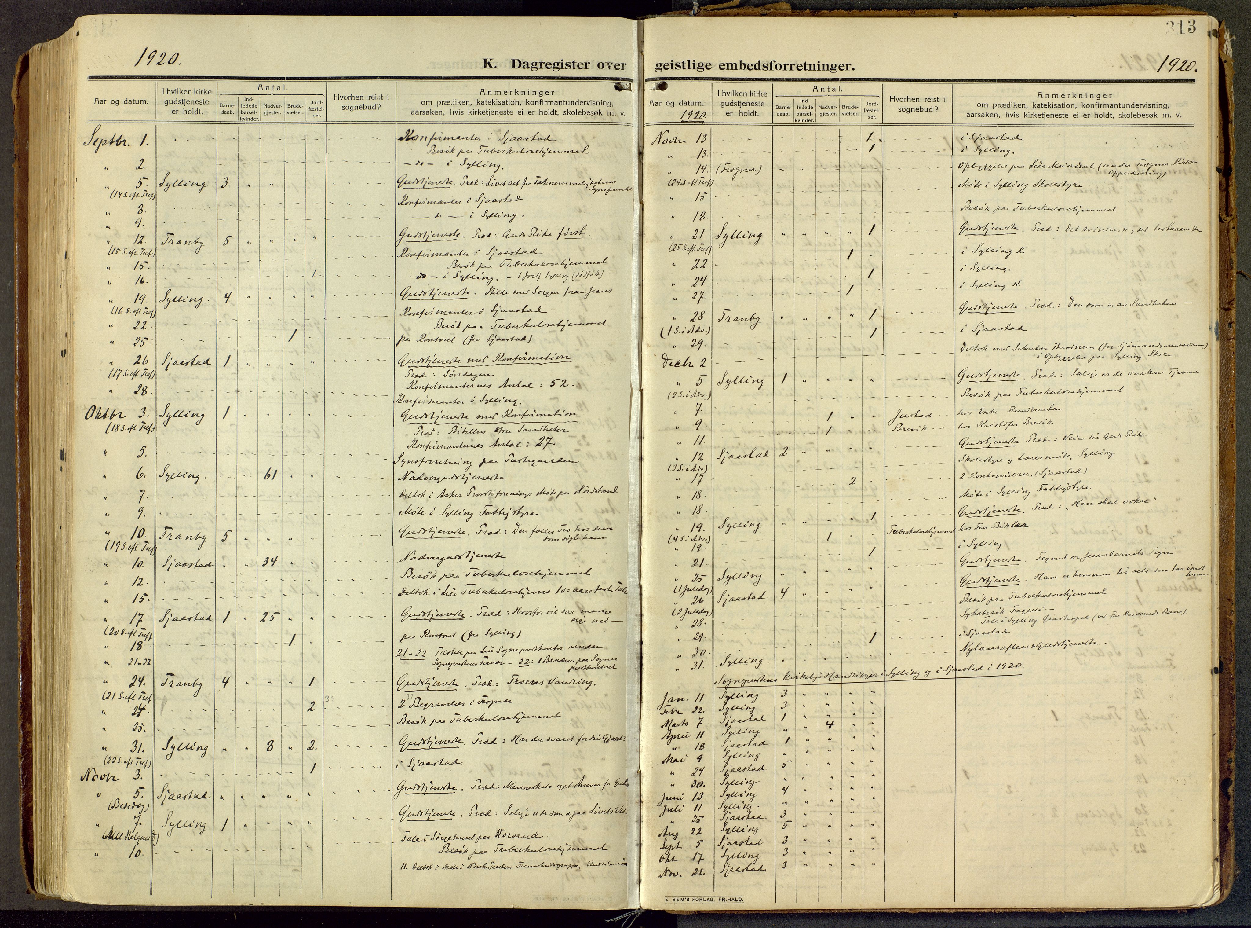 Parish register (official) no. III 1, 1910-1936, p. 313