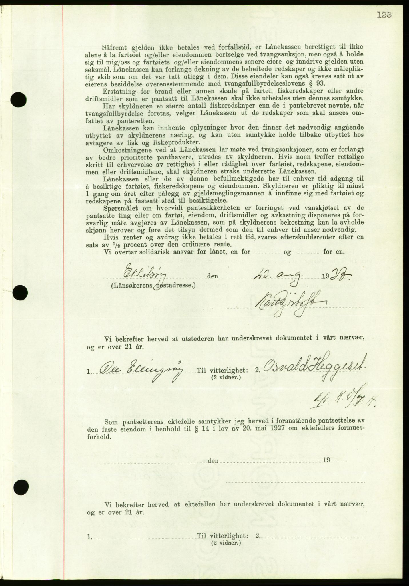 Nordmøre sorenskriveri, AV/SAT-A-4132/1/2/2Ca/L0092: Mortgage book no. B82, 1937-1938, Diary no: : 2567/1937