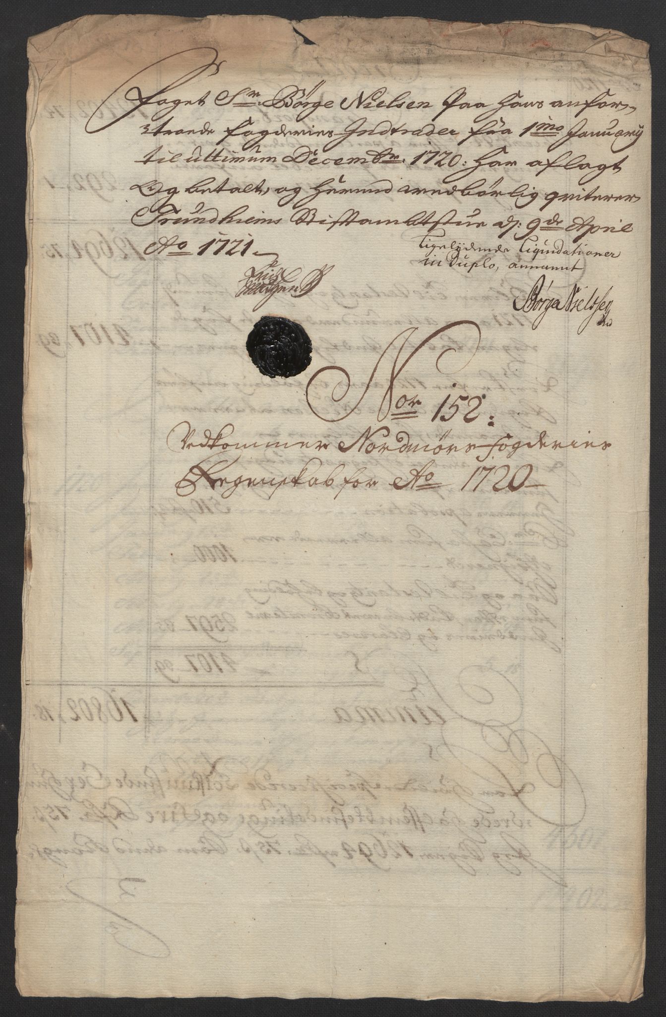 Rentekammeret inntil 1814, Reviderte regnskaper, Fogderegnskap, RA/EA-4092/R56/L3753: Fogderegnskap Nordmøre, 1720, p. 524