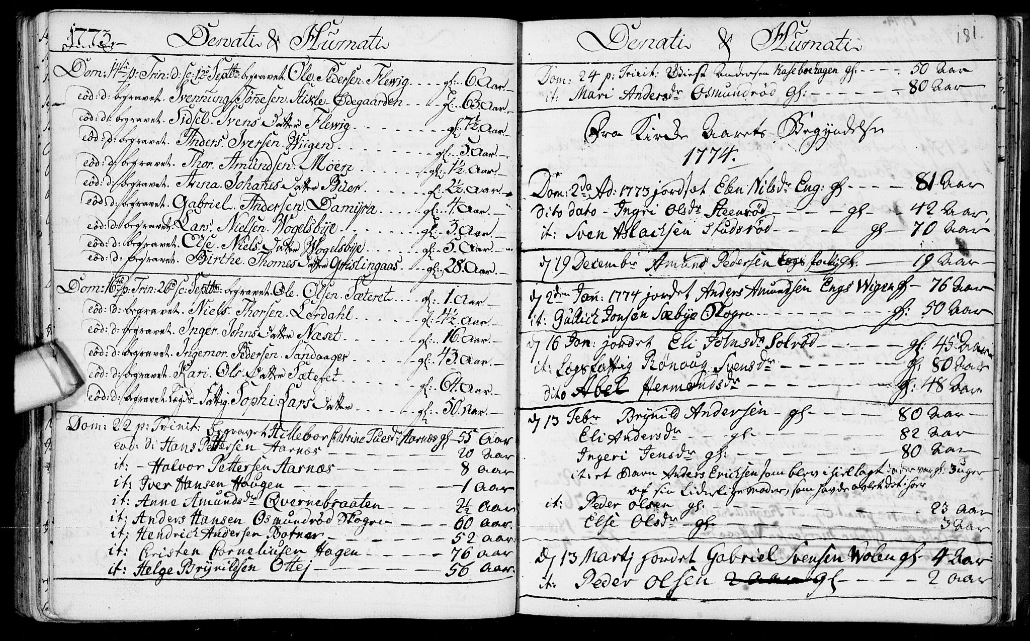 Aremark prestekontor Kirkebøker, SAO/A-10899/F/Fb/L0002: Parish register (official) no.  II 2, 1745-1795, p. 181