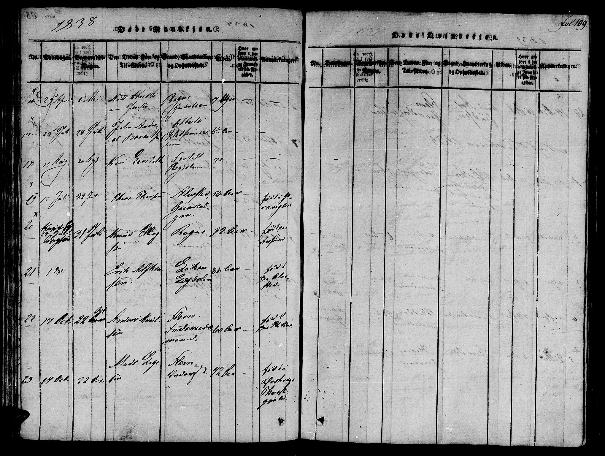 Ministerialprotokoller, klokkerbøker og fødselsregistre - Møre og Romsdal, SAT/A-1454/536/L0495: Parish register (official) no. 536A04, 1818-1847, p. 109