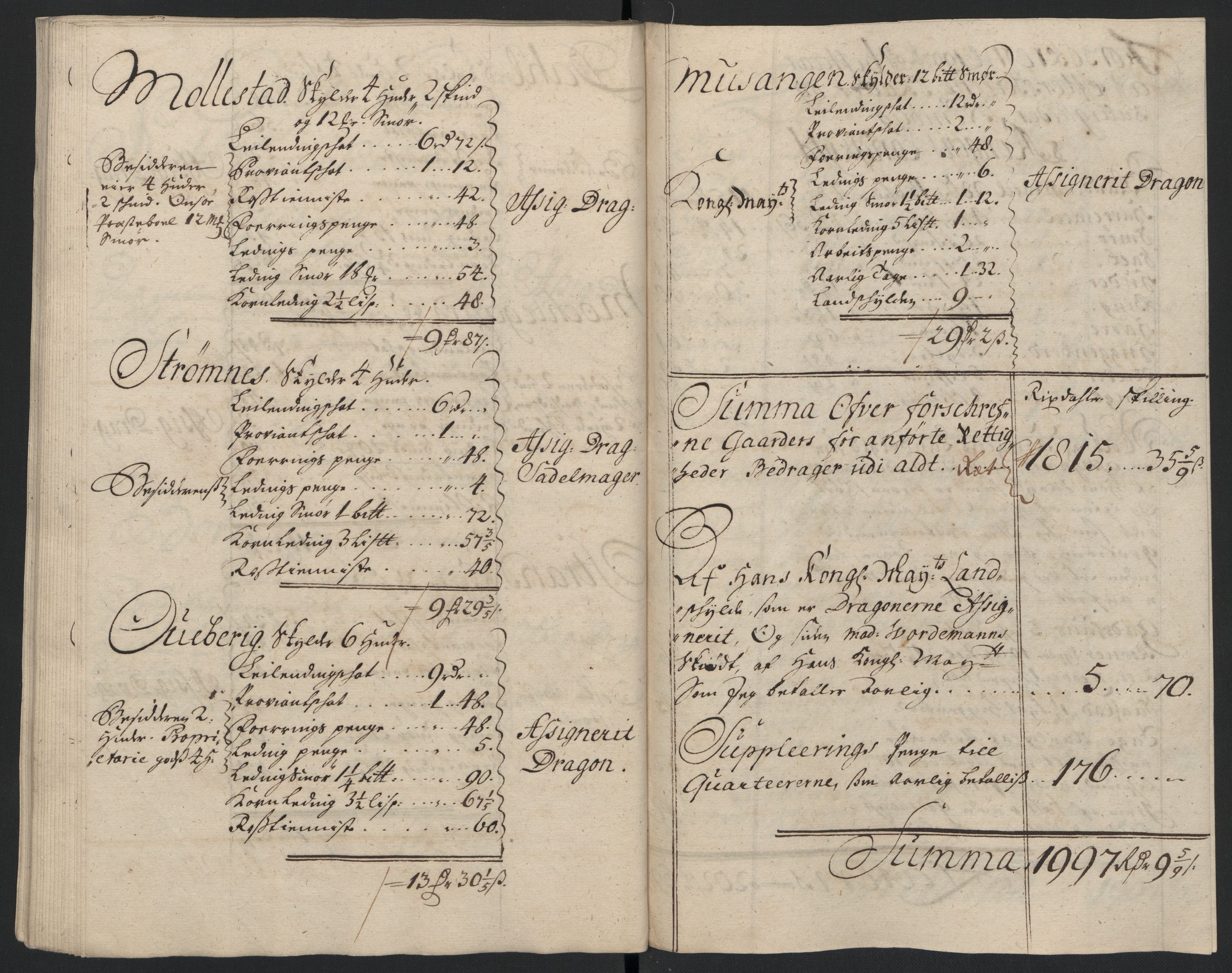 Rentekammeret inntil 1814, Reviderte regnskaper, Fogderegnskap, AV/RA-EA-4092/R04/L0134: Fogderegnskap Moss, Onsøy, Tune, Veme og Åbygge, 1707-1708, p. 108