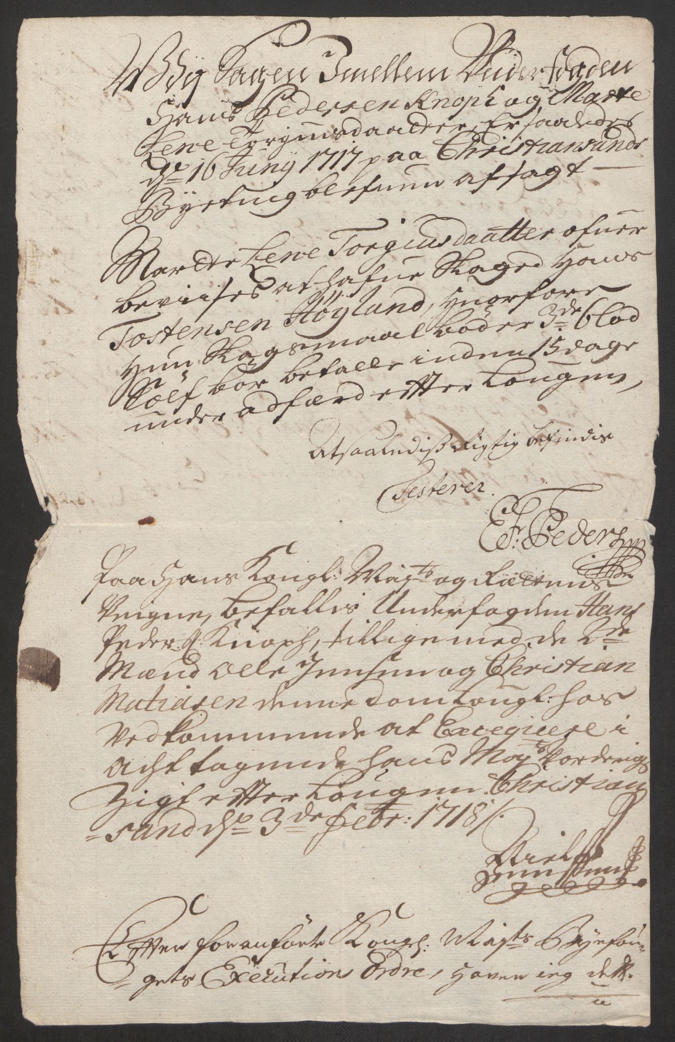 Rentekammeret inntil 1814, Reviderte regnskaper, Byregnskaper, AV/RA-EA-4066/R/Rm/L0285: [M18] Sikt og sakefall, 1681-1718, p. 558
