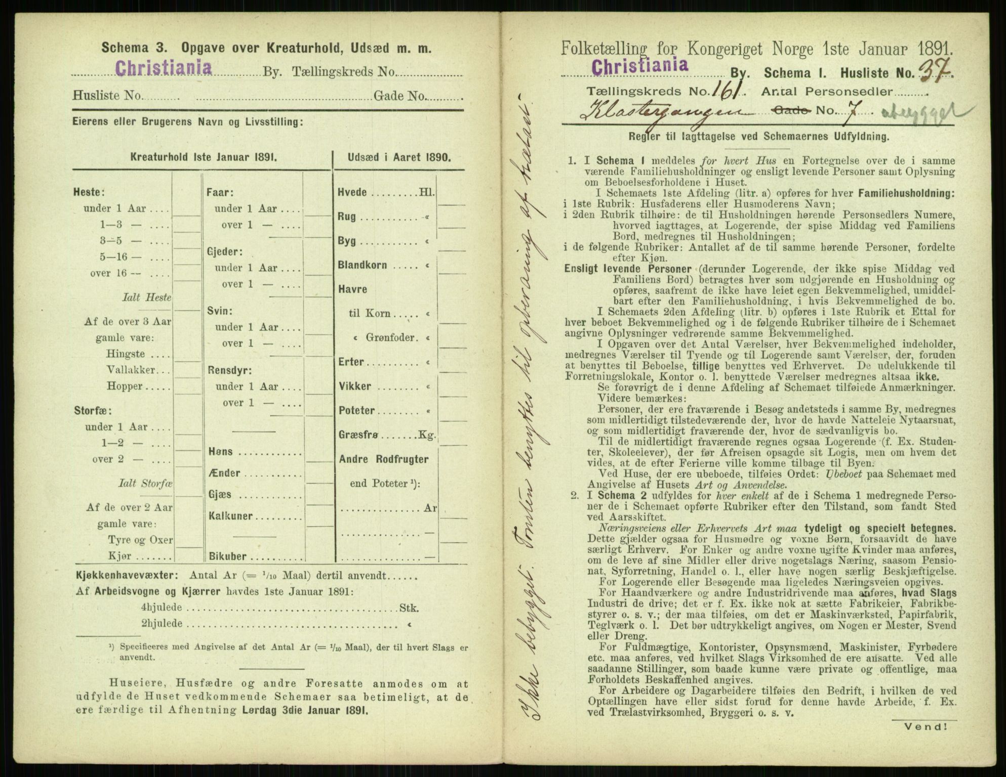 RA, 1891 census for 0301 Kristiania, 1891, p. 91406