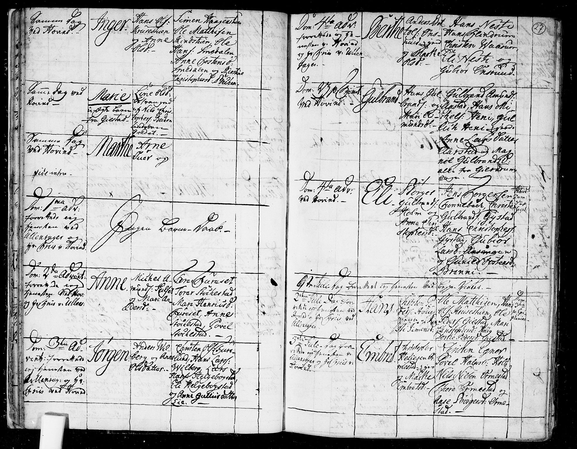 Ullensaker prestekontor Kirkebøker, AV/SAO-A-10236a/F/Fa/L0006: Parish register (official) no. I 6, 1762-1785, p. 27