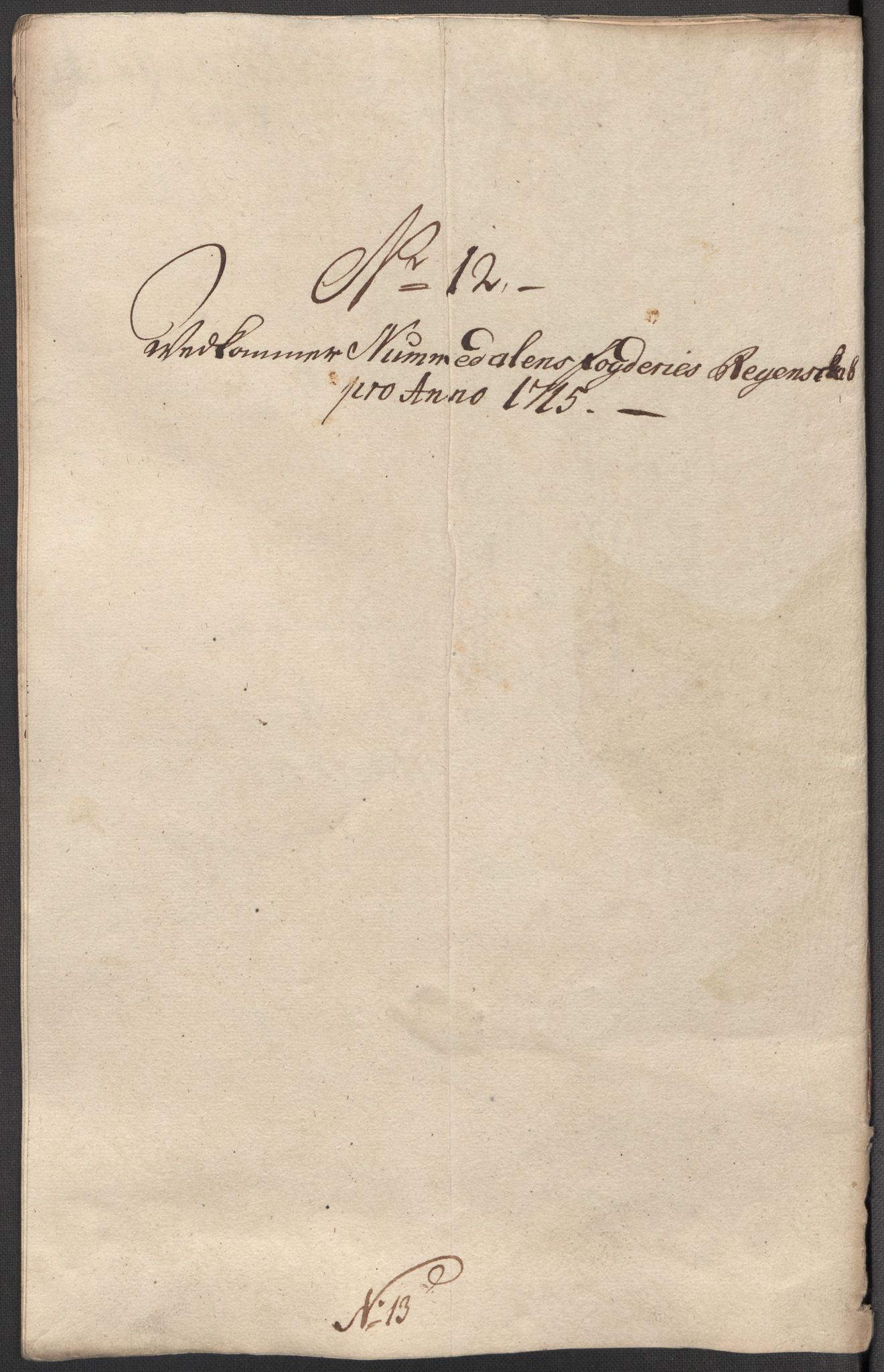 Rentekammeret inntil 1814, Reviderte regnskaper, Fogderegnskap, RA/EA-4092/R64/L4436: Fogderegnskap Namdal, 1715, p. 161