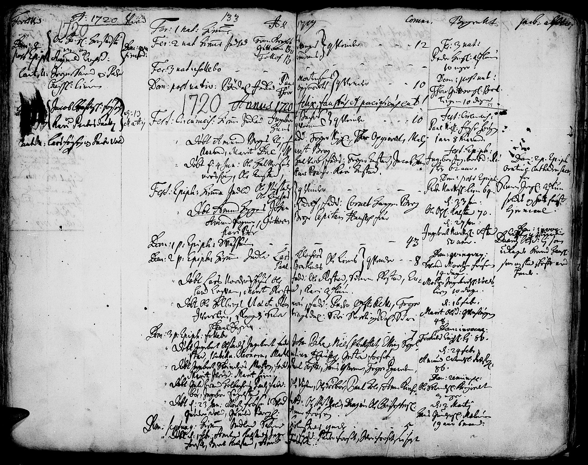Gausdal prestekontor, SAH/PREST-090/H/Ha/Haa/L0001: Parish register (official) no. 1, 1693-1728, p. 133