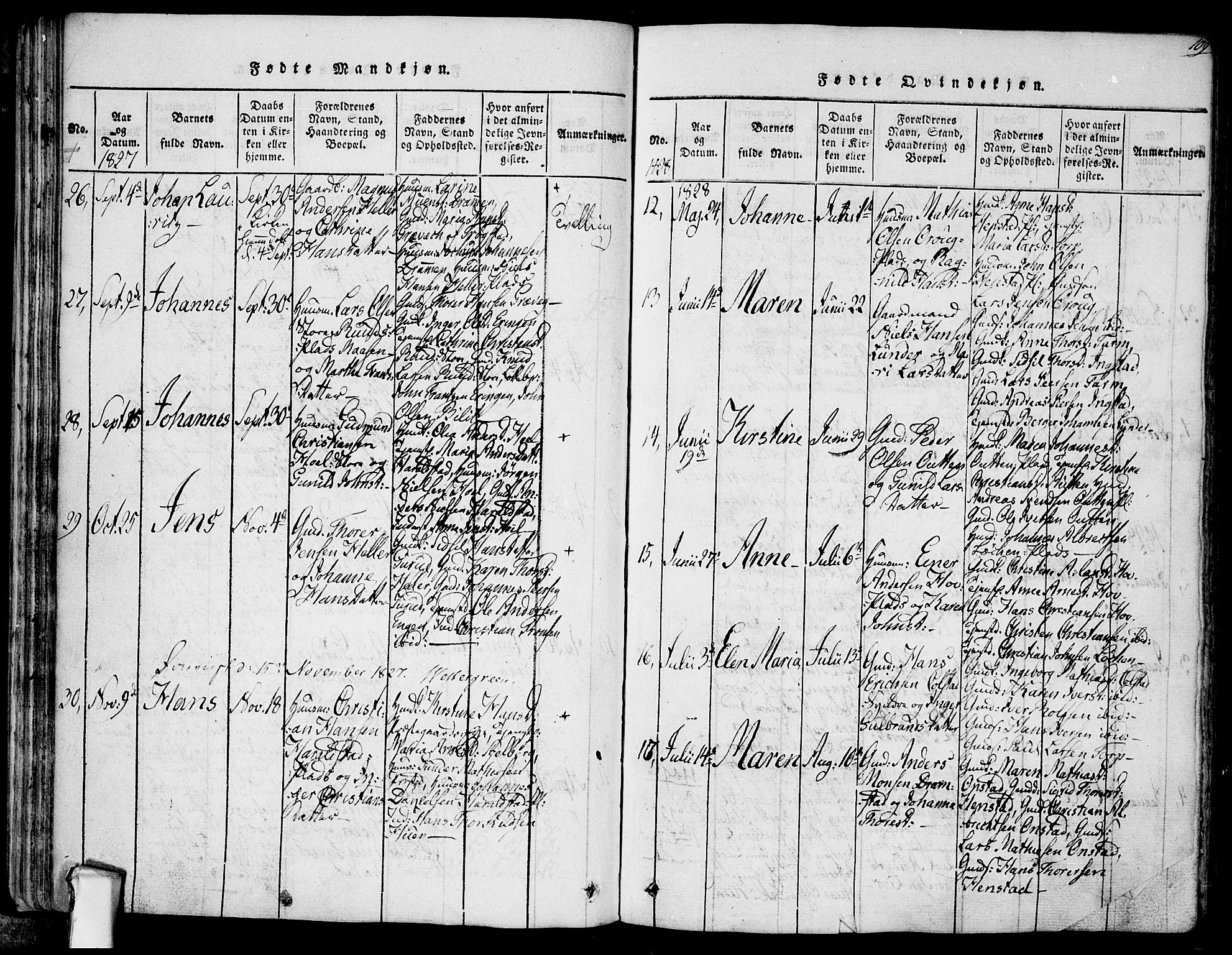 Askim prestekontor Kirkebøker, AV/SAO-A-10900/F/Fa/L0004: Parish register (official) no. 4, 1817-1846, p. 108-109