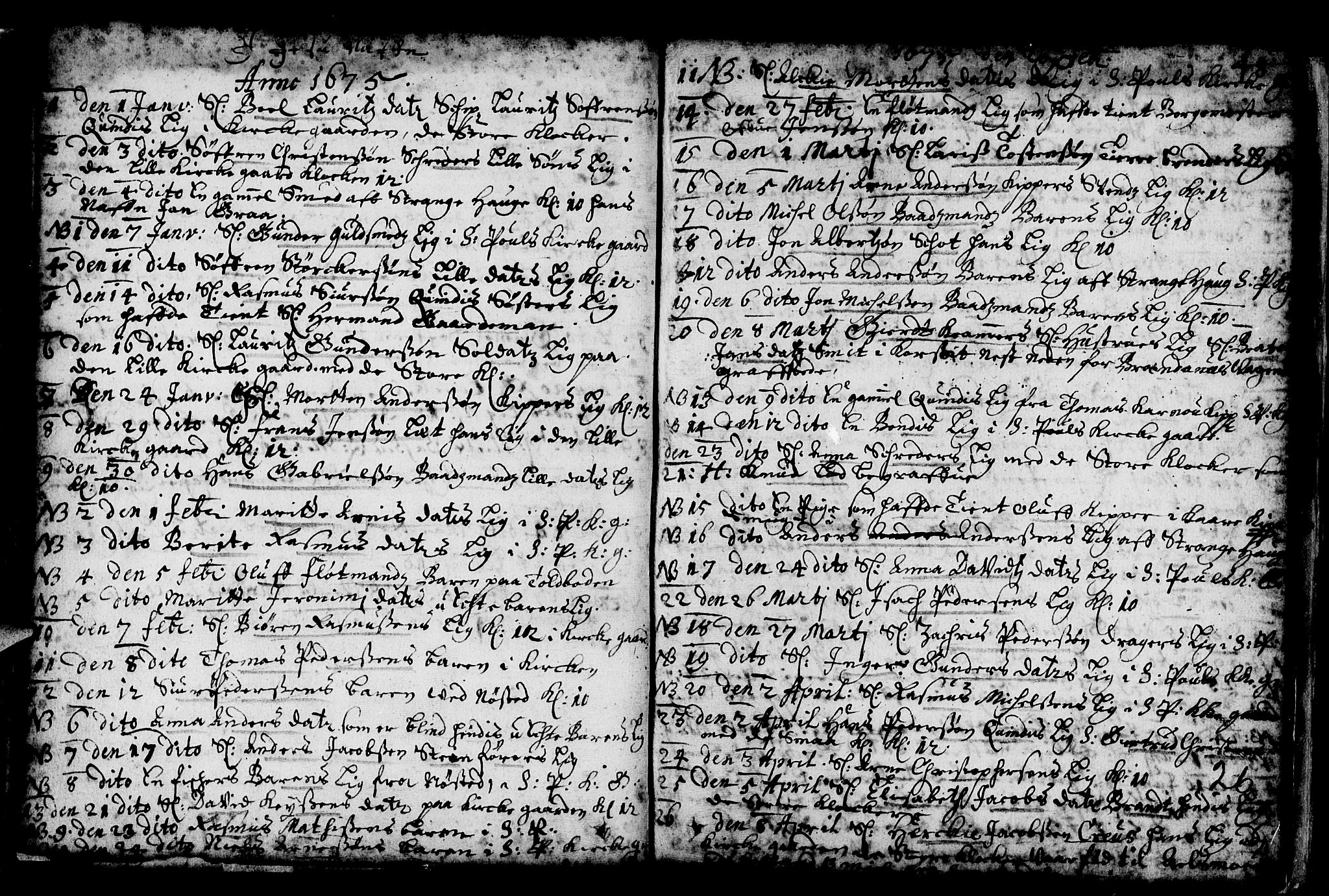 Nykirken Sokneprestembete, SAB/A-77101/H/Haa/L0001: Parish register (official) no. A 1, 1668-1820, p. 26