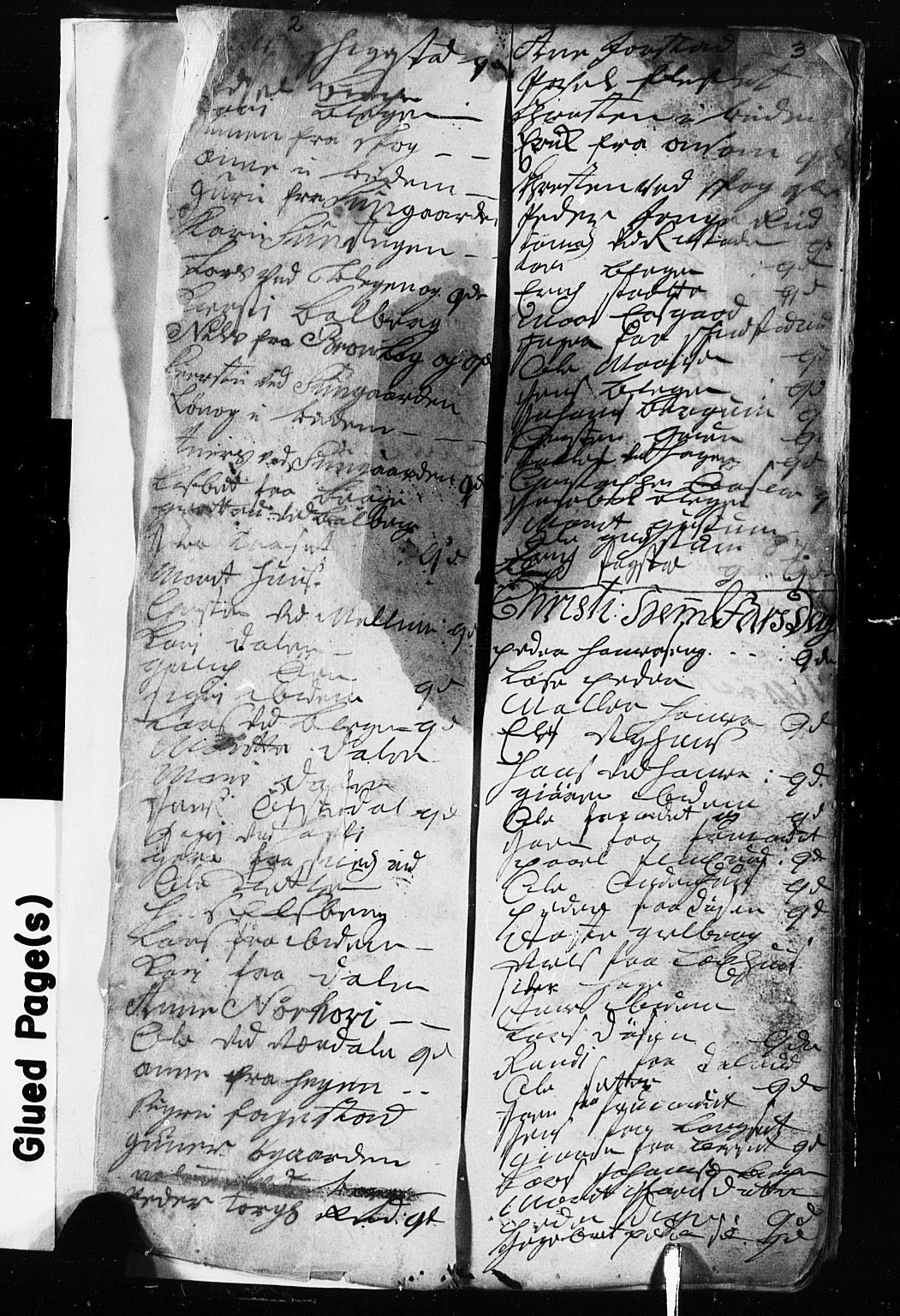 Fåberg prestekontor, SAH/PREST-086/H/Ha/Hab/L0002: Parish register (copy) no. 2, 1741-1756, p. 2-3